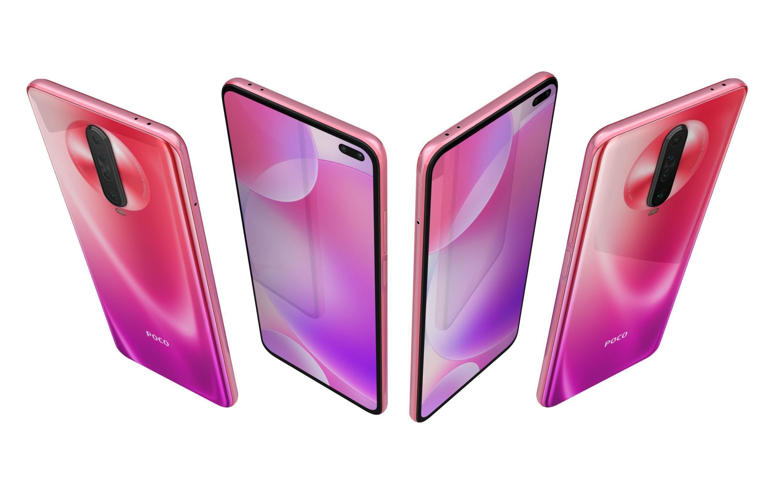 Xiaomi Poco M2 X2 And F2 Pro Collection 3D model_45