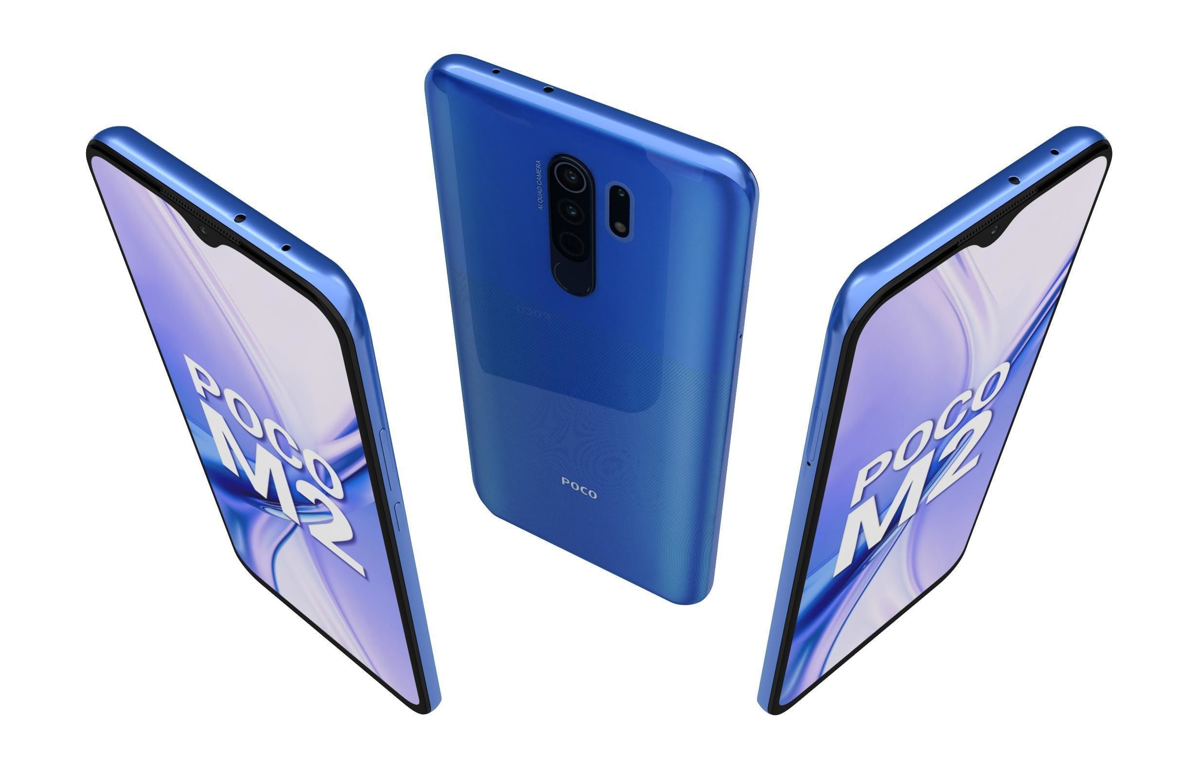 Xiaomi Poco M2 X2 And F2 Pro Collection 3D model_12