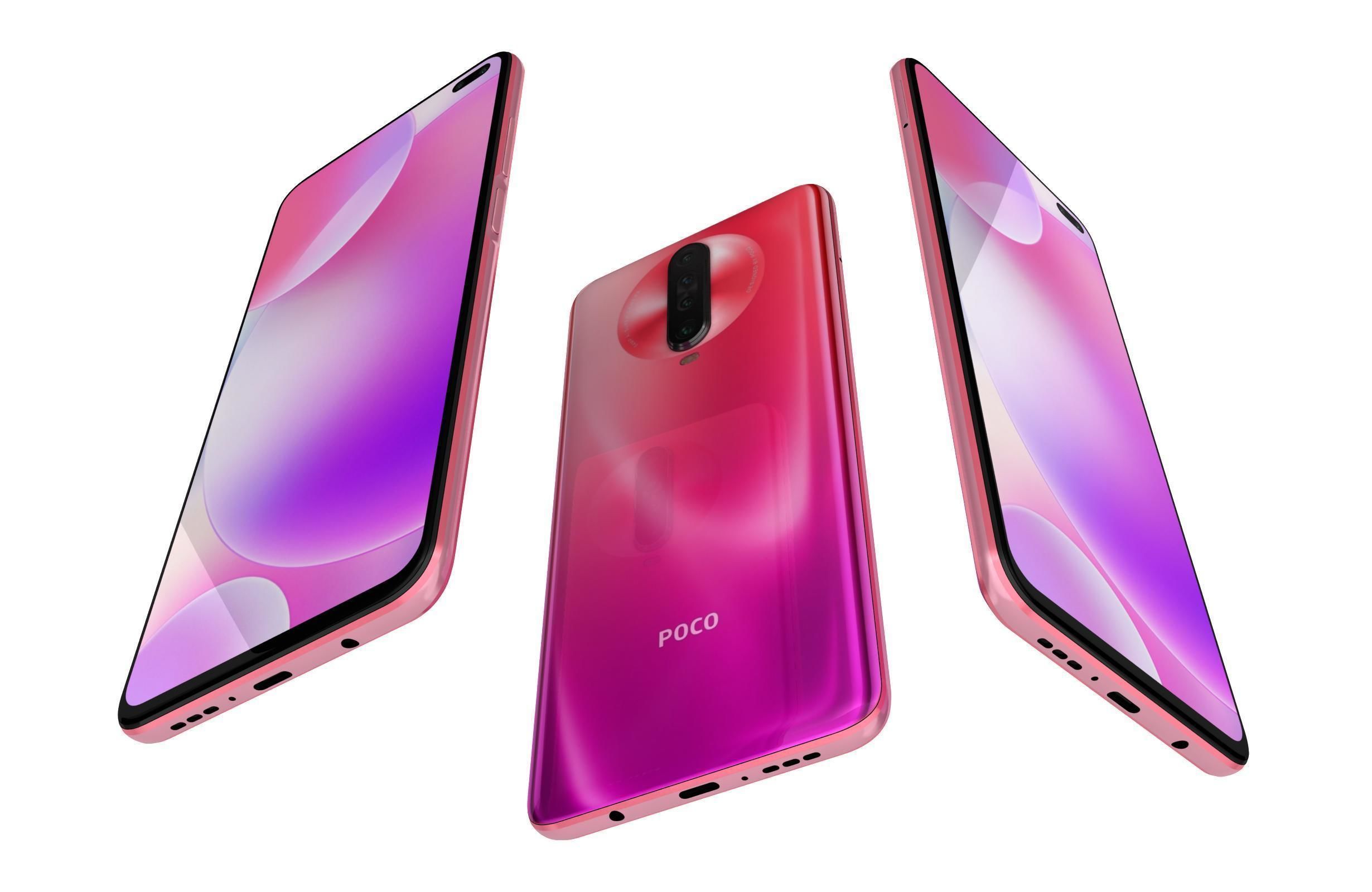 Xiaomi Poco M2 X2 And F2 Pro Collection 3D model_43