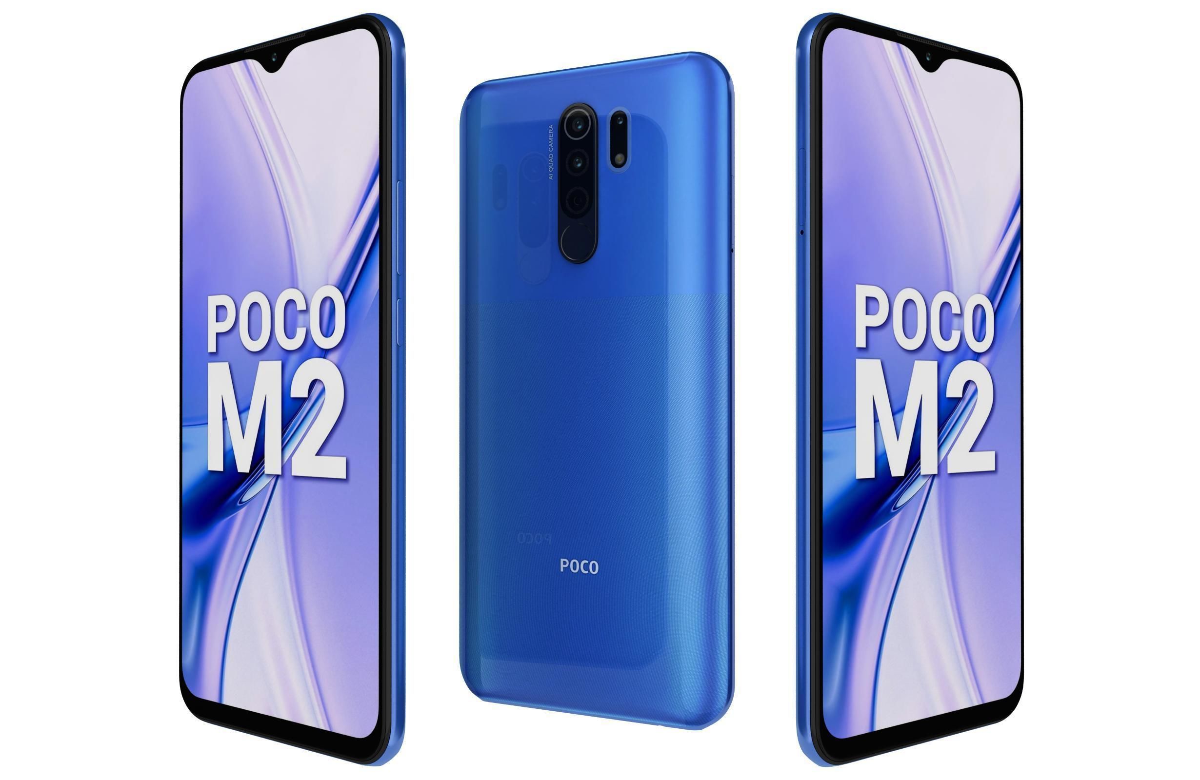 Xiaomi Poco M2 X2 And F2 Pro Collection 3D model_11