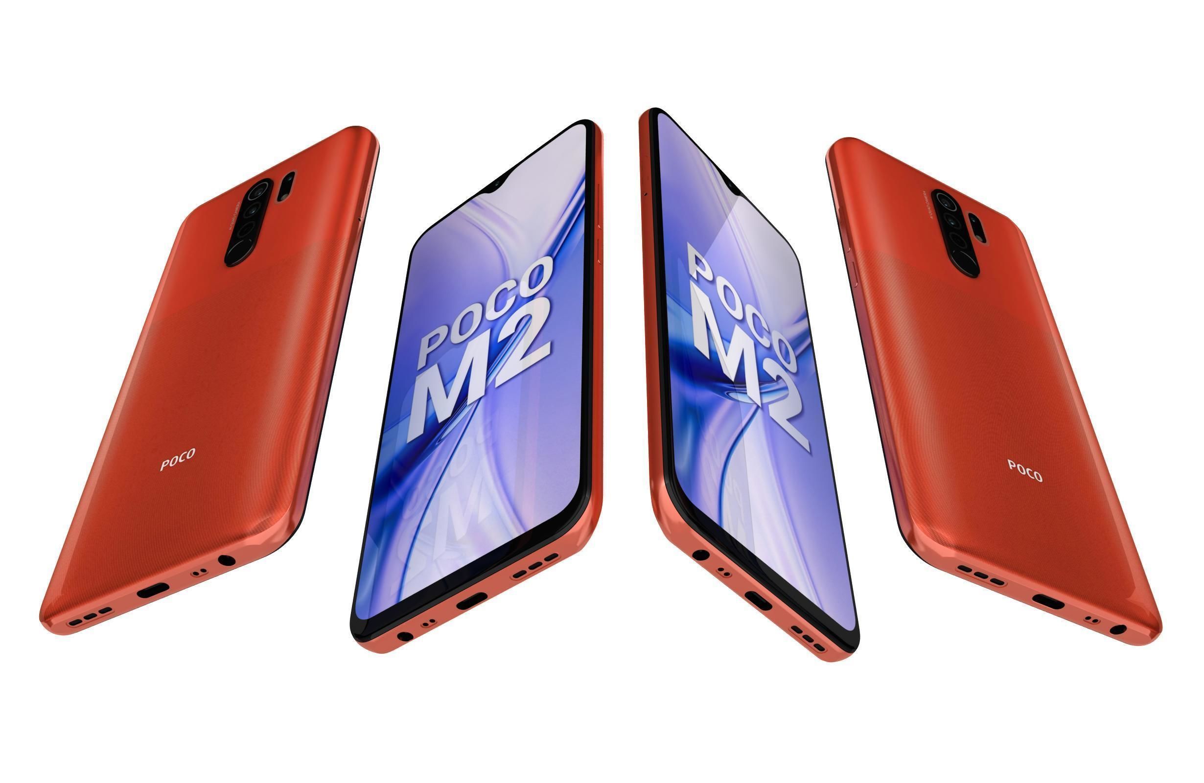 Xiaomi Poco M2 X2 And F2 Pro Collection 3D model_6