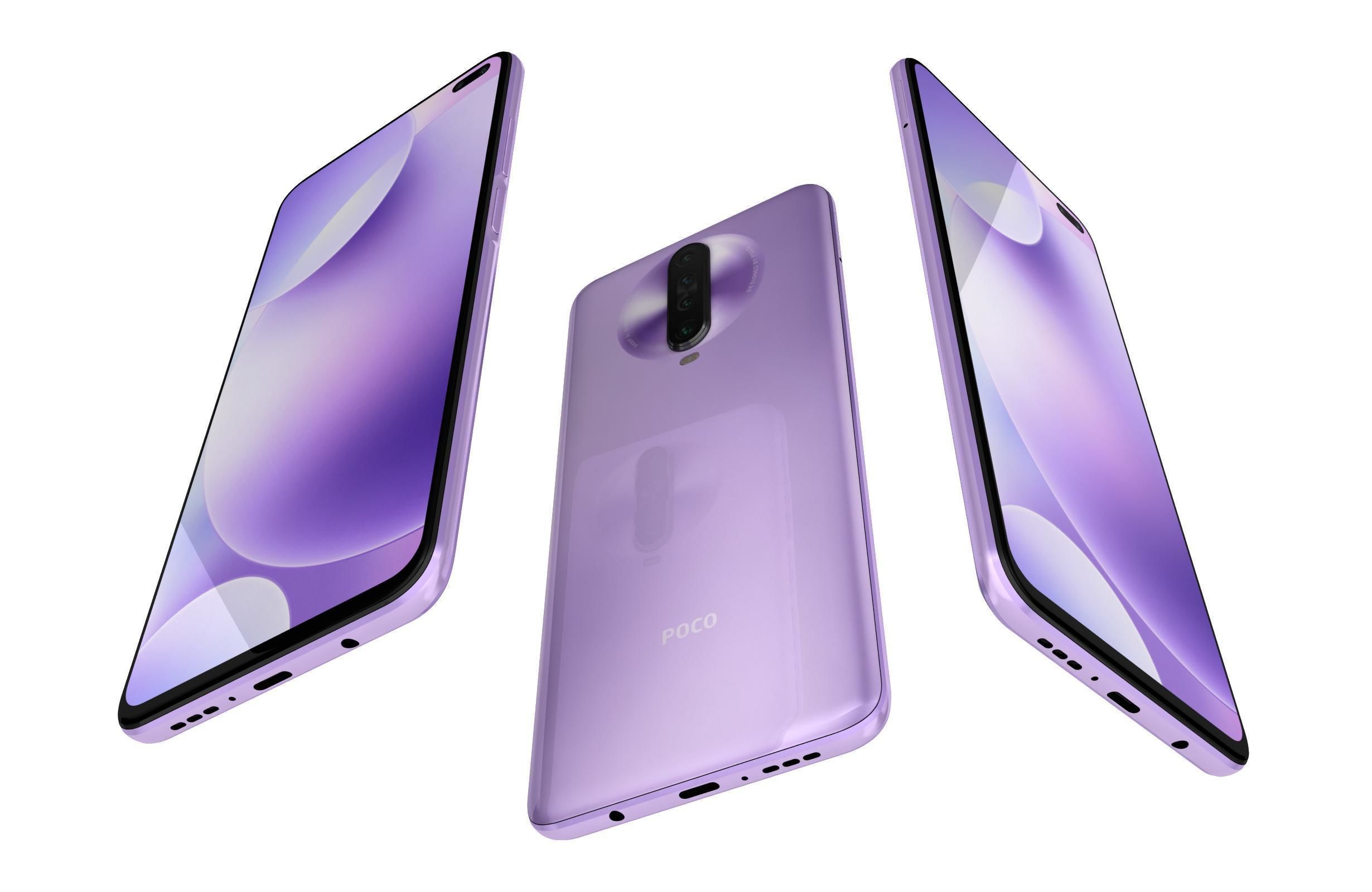 Xiaomi Poco M2 X2 And F2 Pro Collection 3D model_53