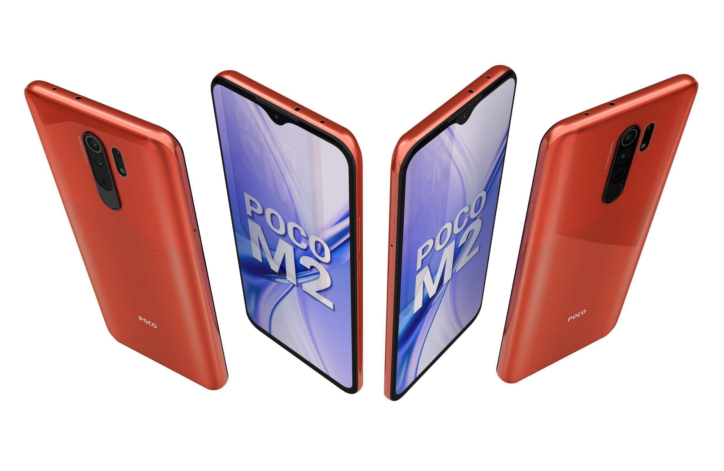 Xiaomi Poco M2 X2 And F2 Pro Collection 3D model_5