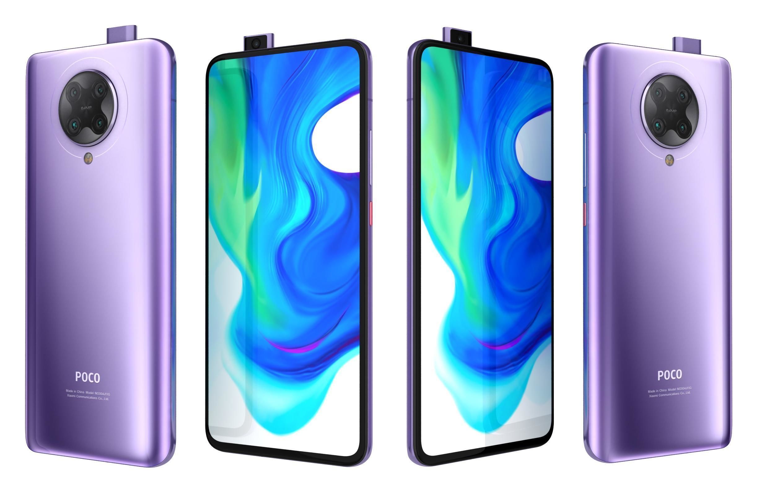 Xiaomi Poco M2 X2 And F2 Pro Collection 3D model_116