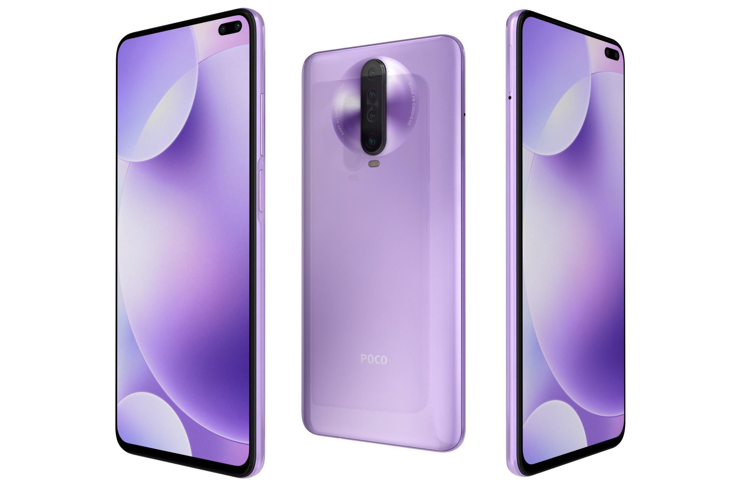 Xiaomi Poco M2 X2 And F2 Pro Collection 3D model_51
