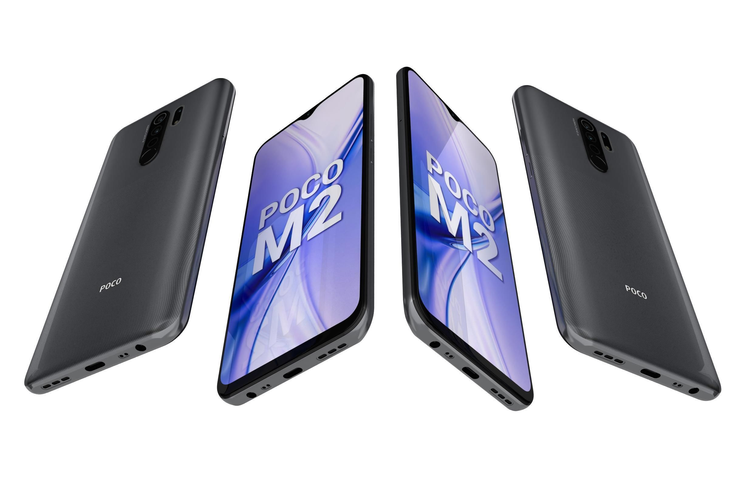 Xiaomi Poco M2 X2 And F2 Pro Collection 3D model_26