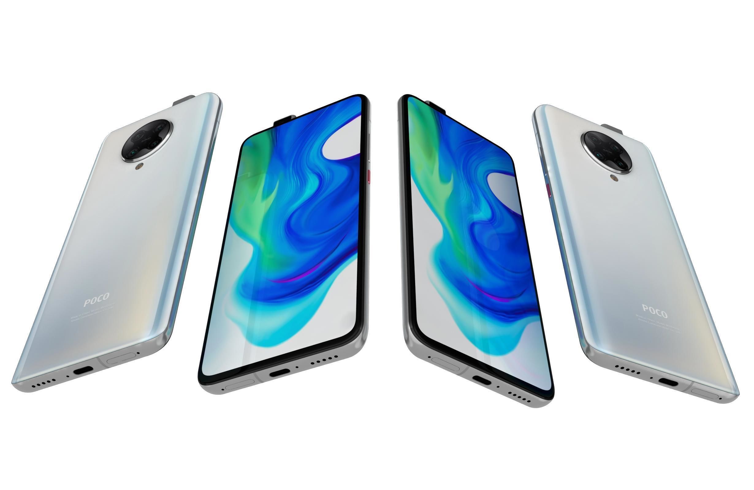 Xiaomi Poco M2 X2 And F2 Pro Collection 3D model_96