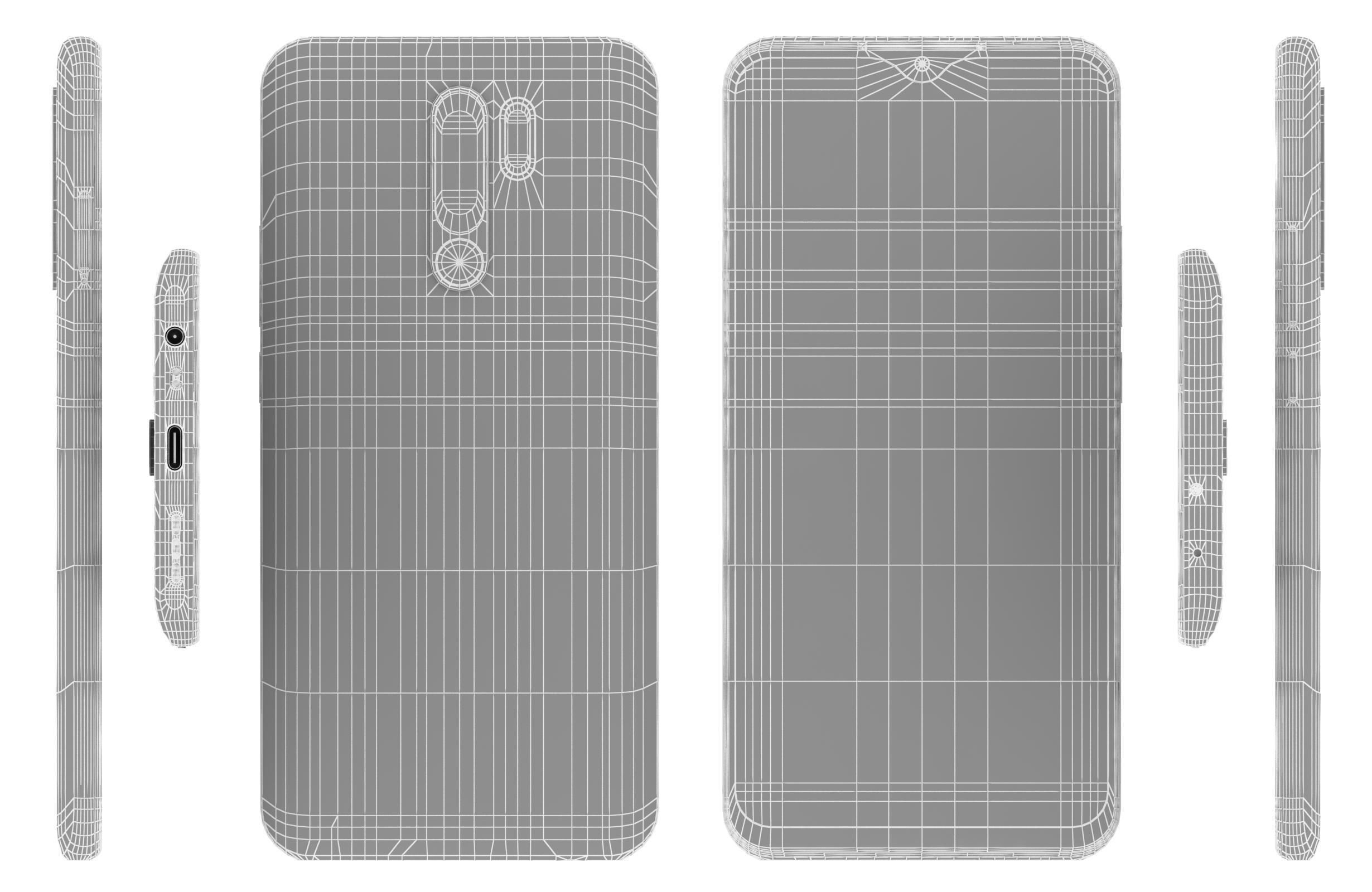 Xiaomi Poco M2 X2 And F2 Pro Collection 3D model_31