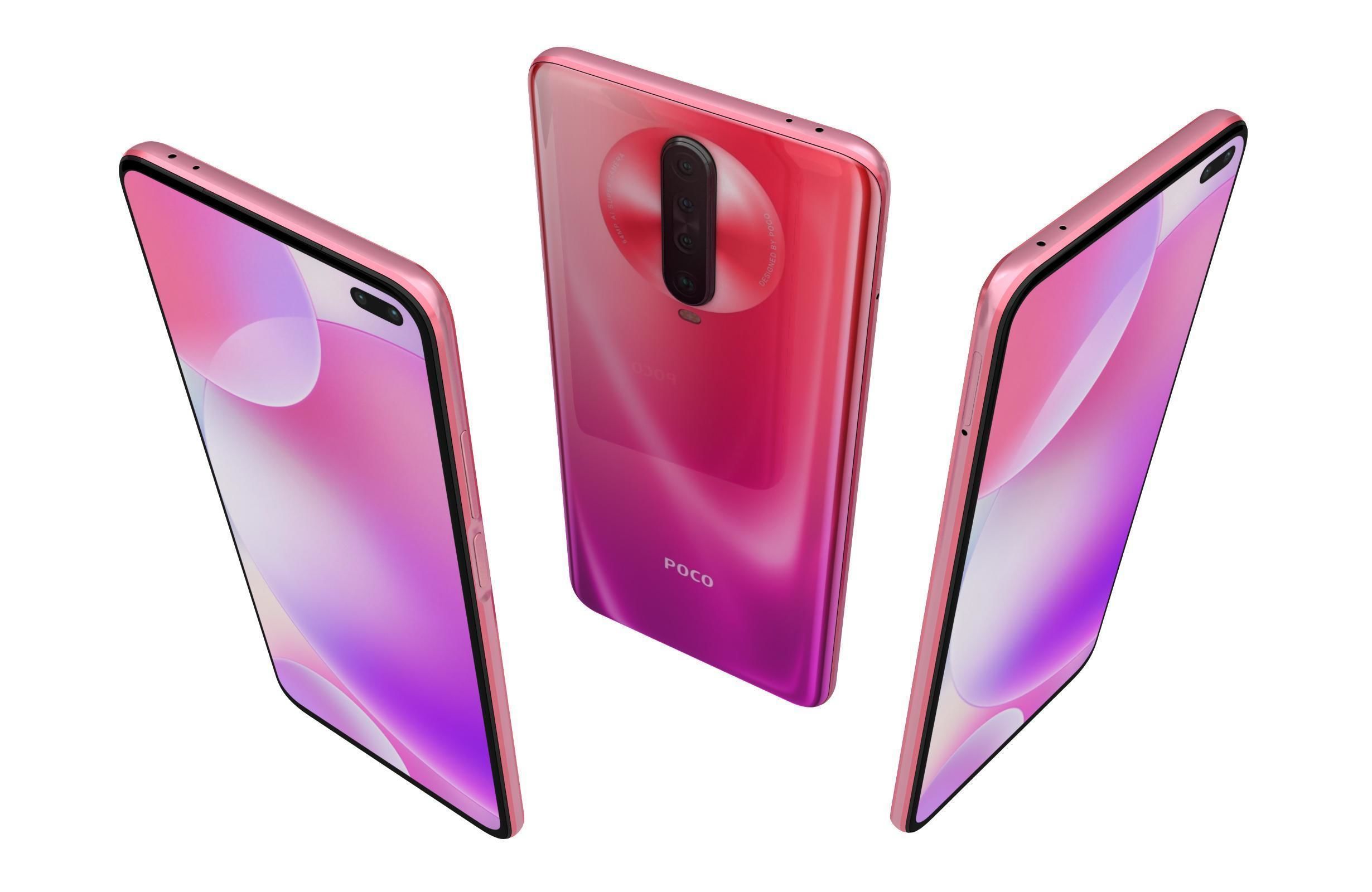 Xiaomi Poco M2 X2 And F2 Pro Collection 3D model_42