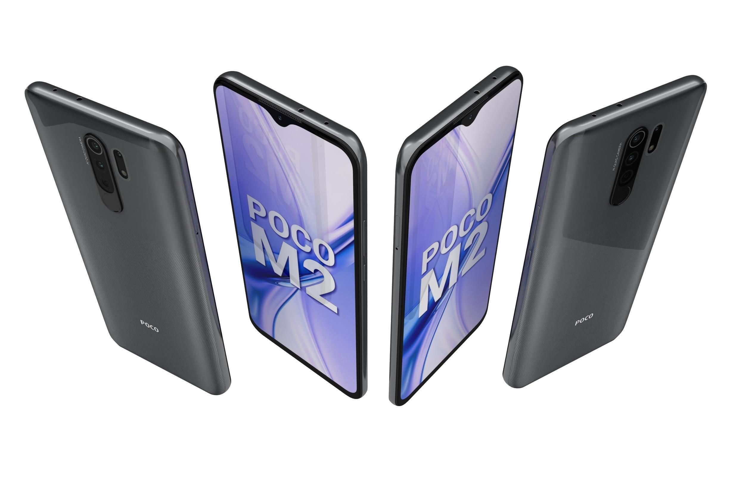 Xiaomi Poco M2 X2 And F2 Pro Collection 3D model_25