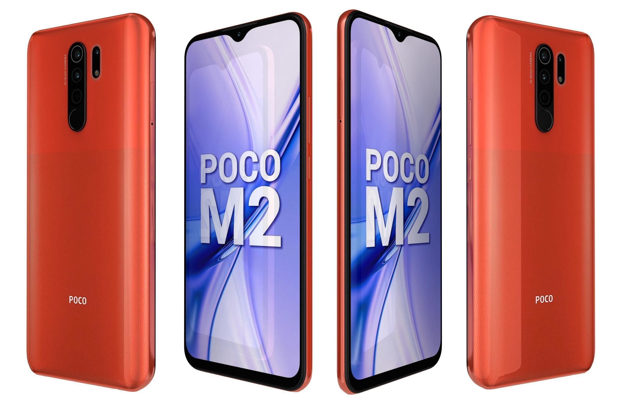 Xiaomi Poco M2 X2 And F2 Pro Collection 3D model_4