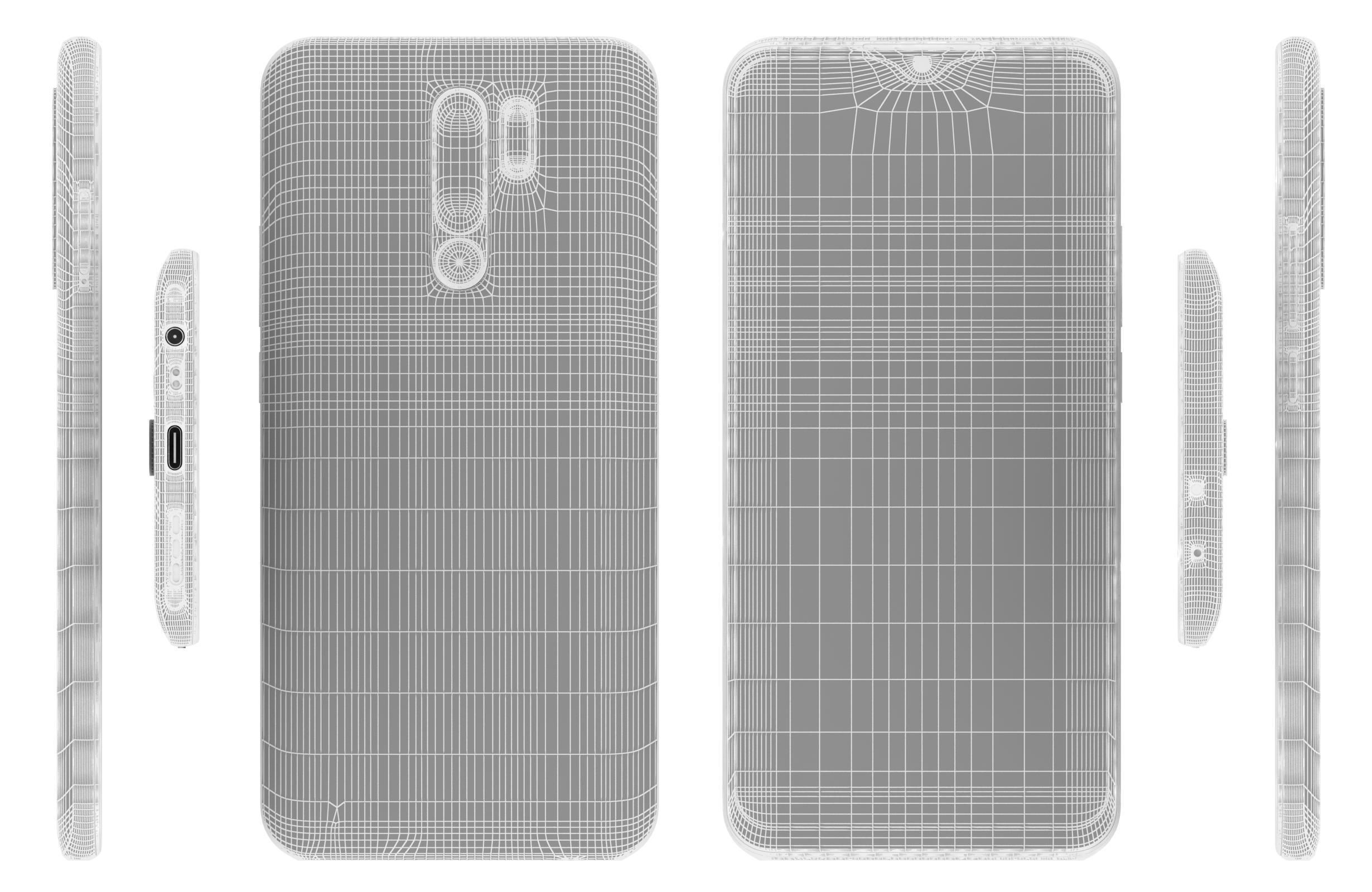 Xiaomi Poco M2 X2 And F2 Pro Collection 3D model_32