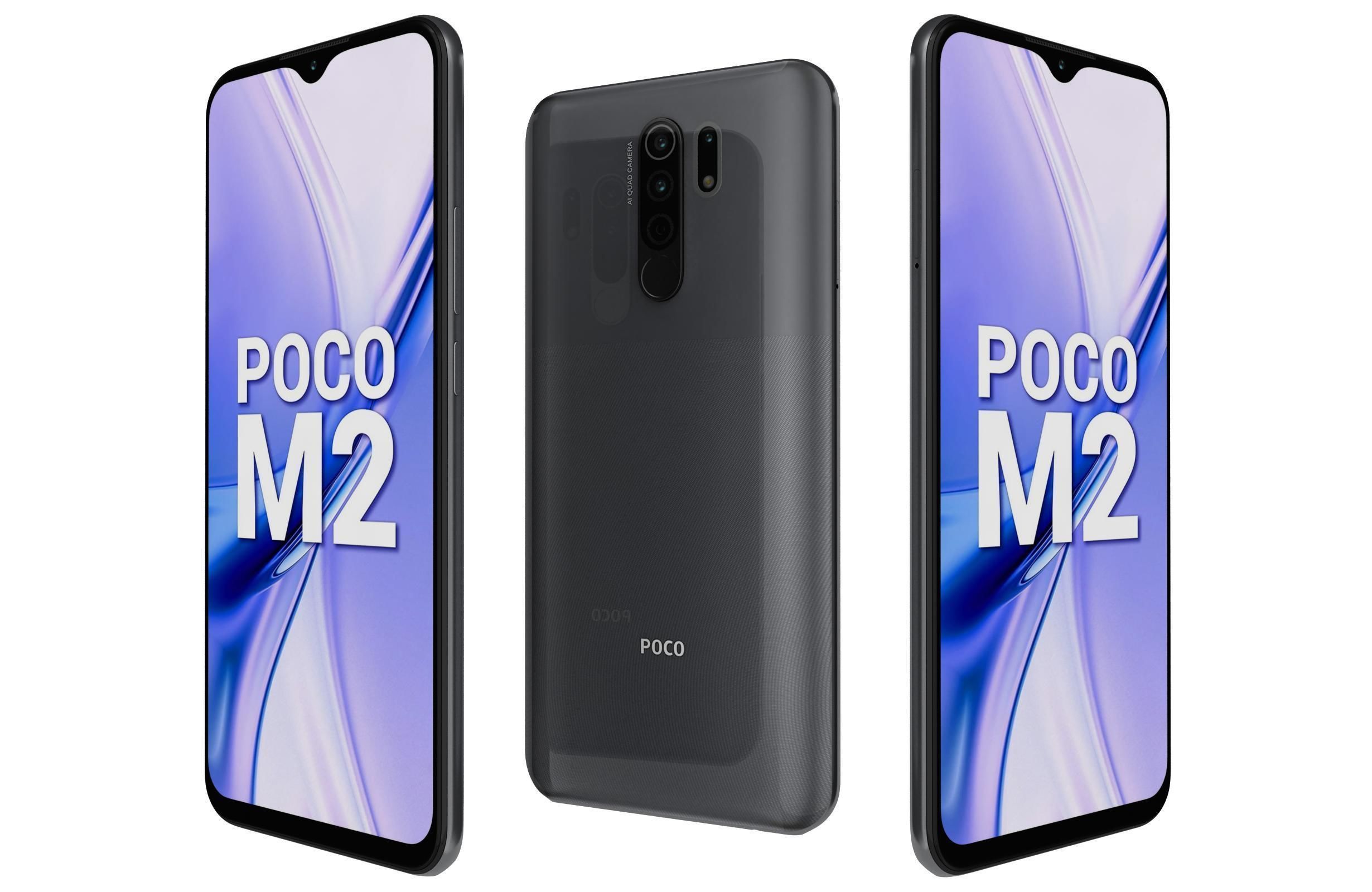 Xiaomi Poco M2 X2 And F2 Pro Collection 3D model_21