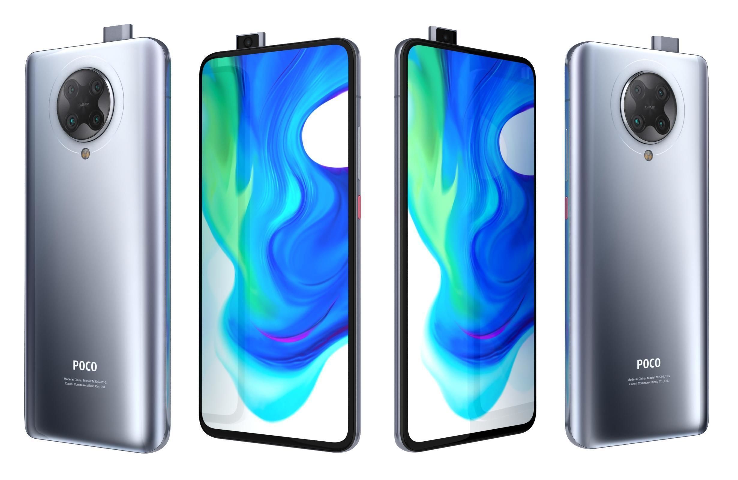 Xiaomi Poco M2 X2 And F2 Pro Collection 3D model_84