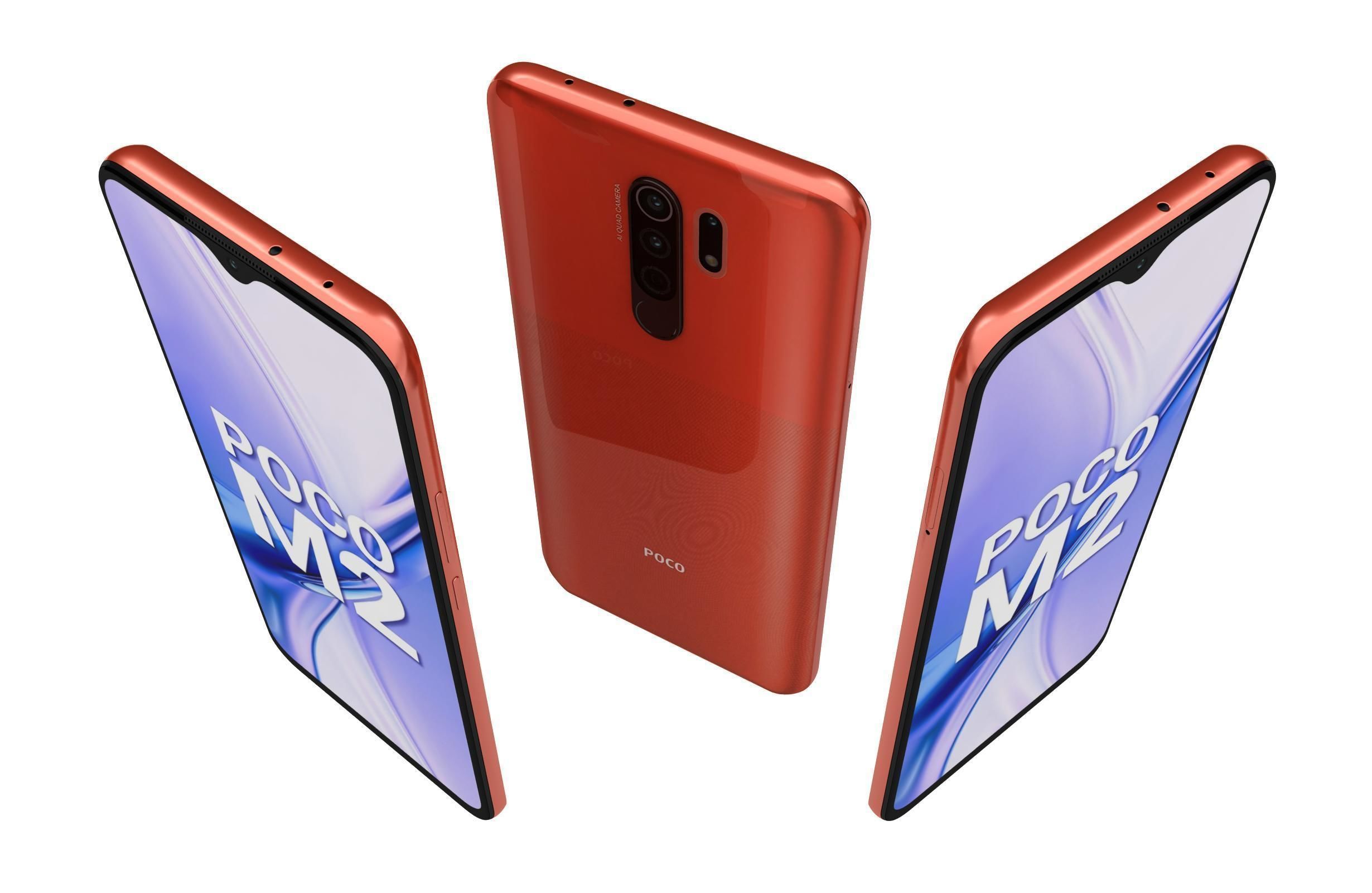 Xiaomi Poco M2 X2 And F2 Pro Collection 3D model_2