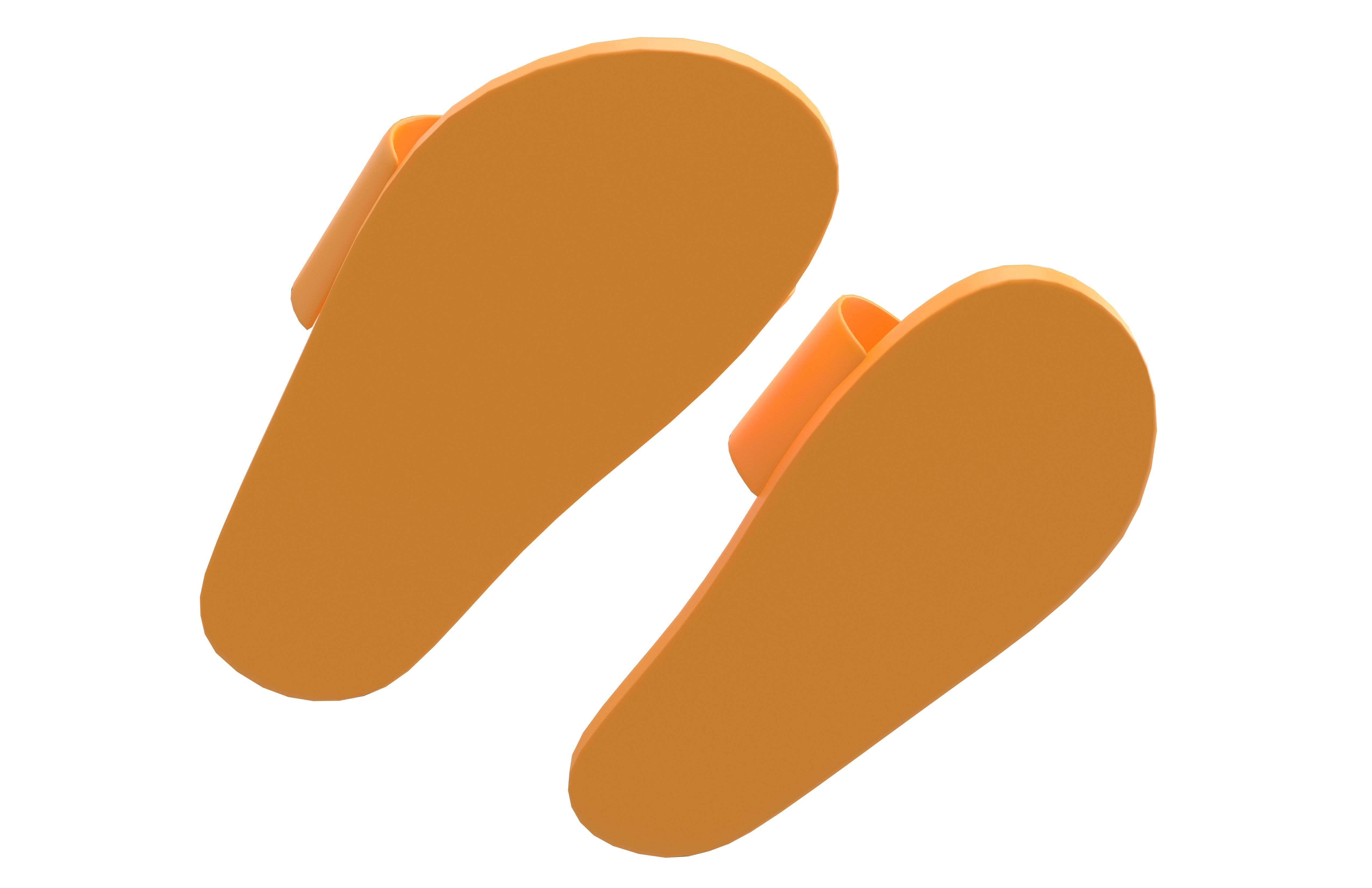 Flip Flops v5 006 Low-poly 3D model_3