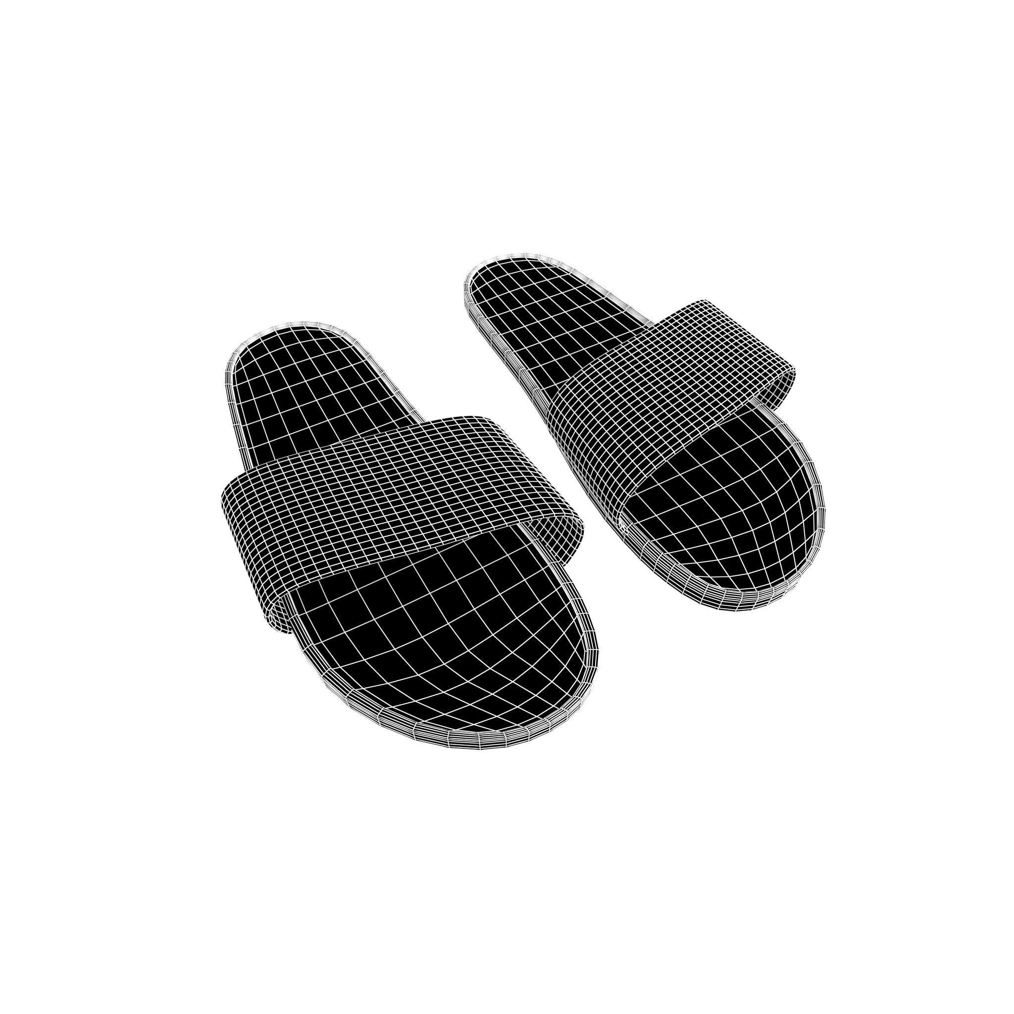 Flip Flops v5 008 Low-poly 3D model_4