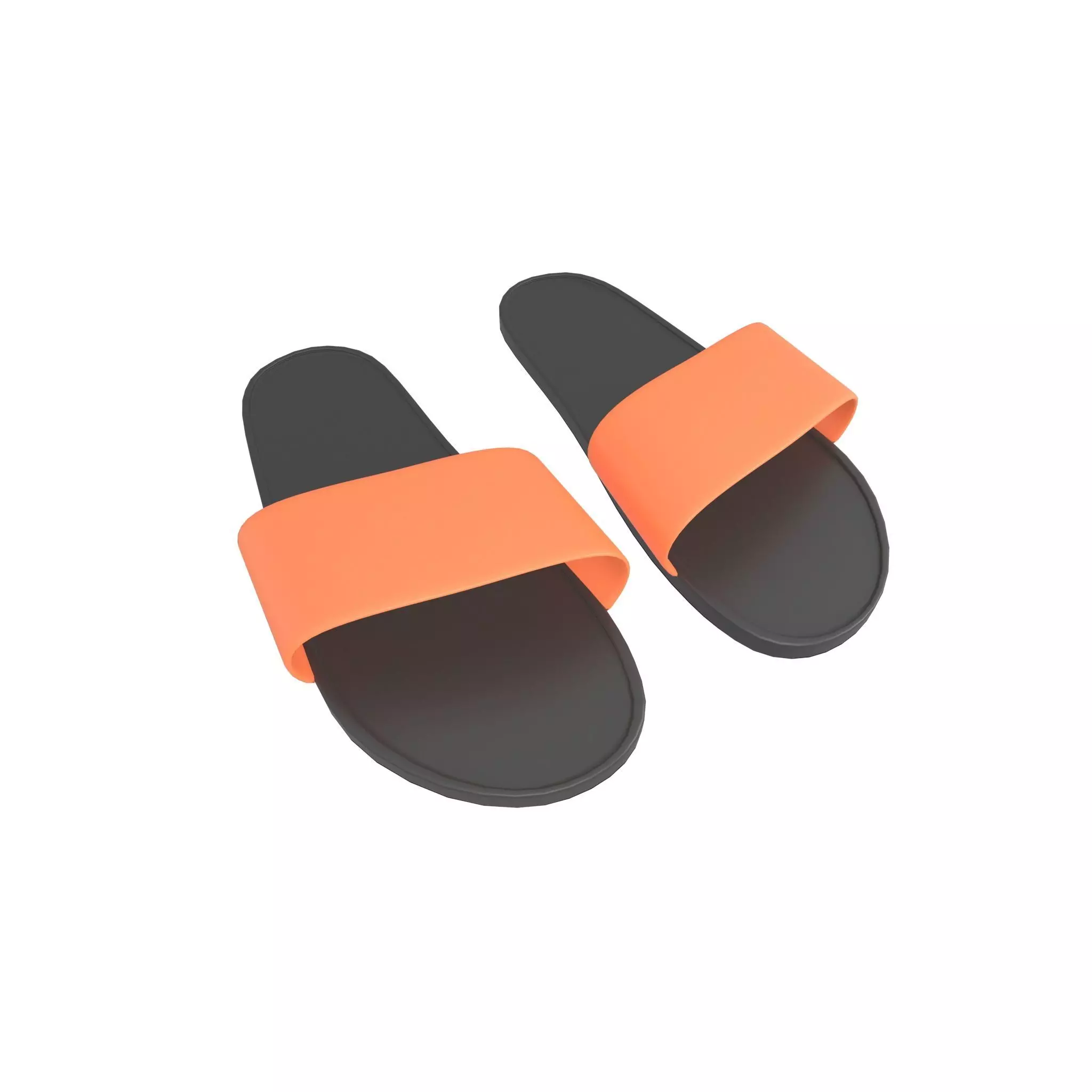 Flip Flops v5 011 Low-poly 3D model