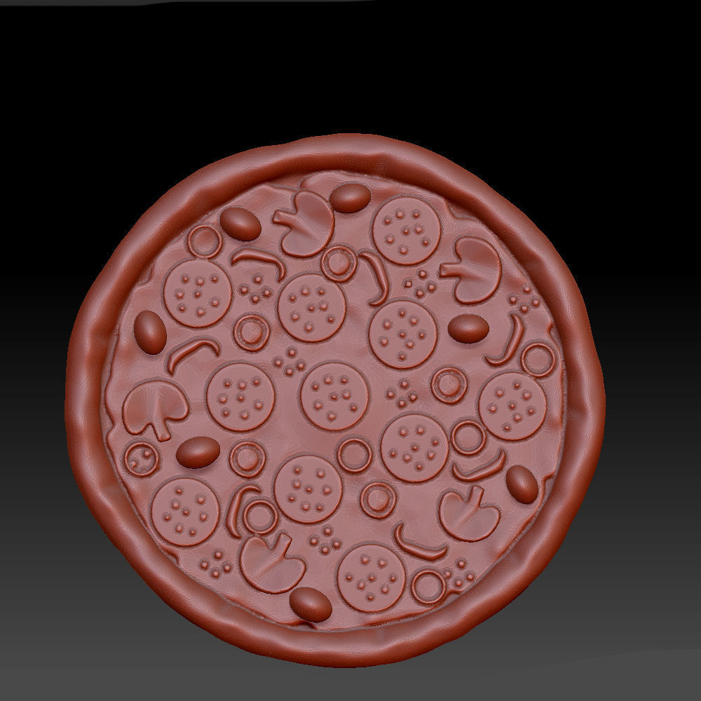Pizza Cartoon 3D model_18