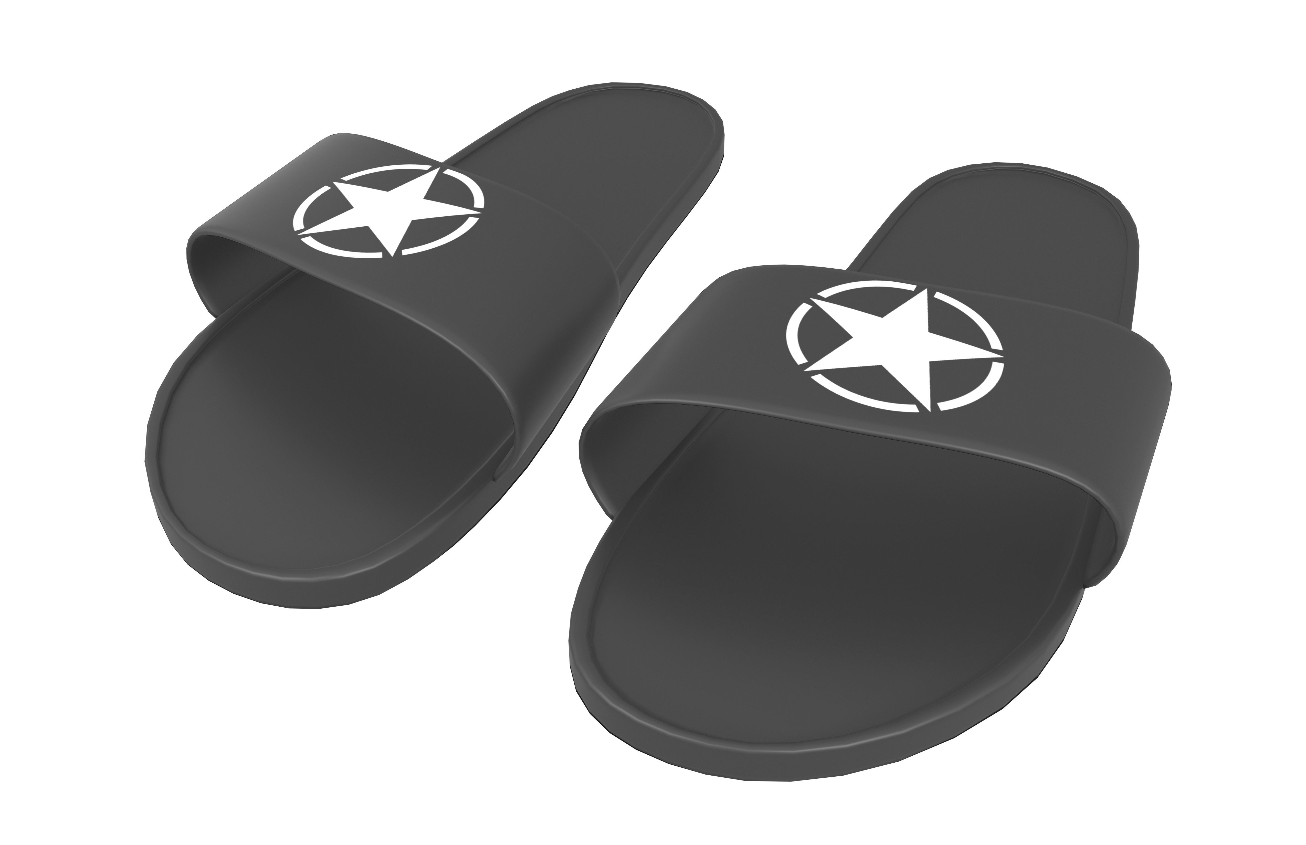 Flip Flops v5 017 Low-poly 3D model_2