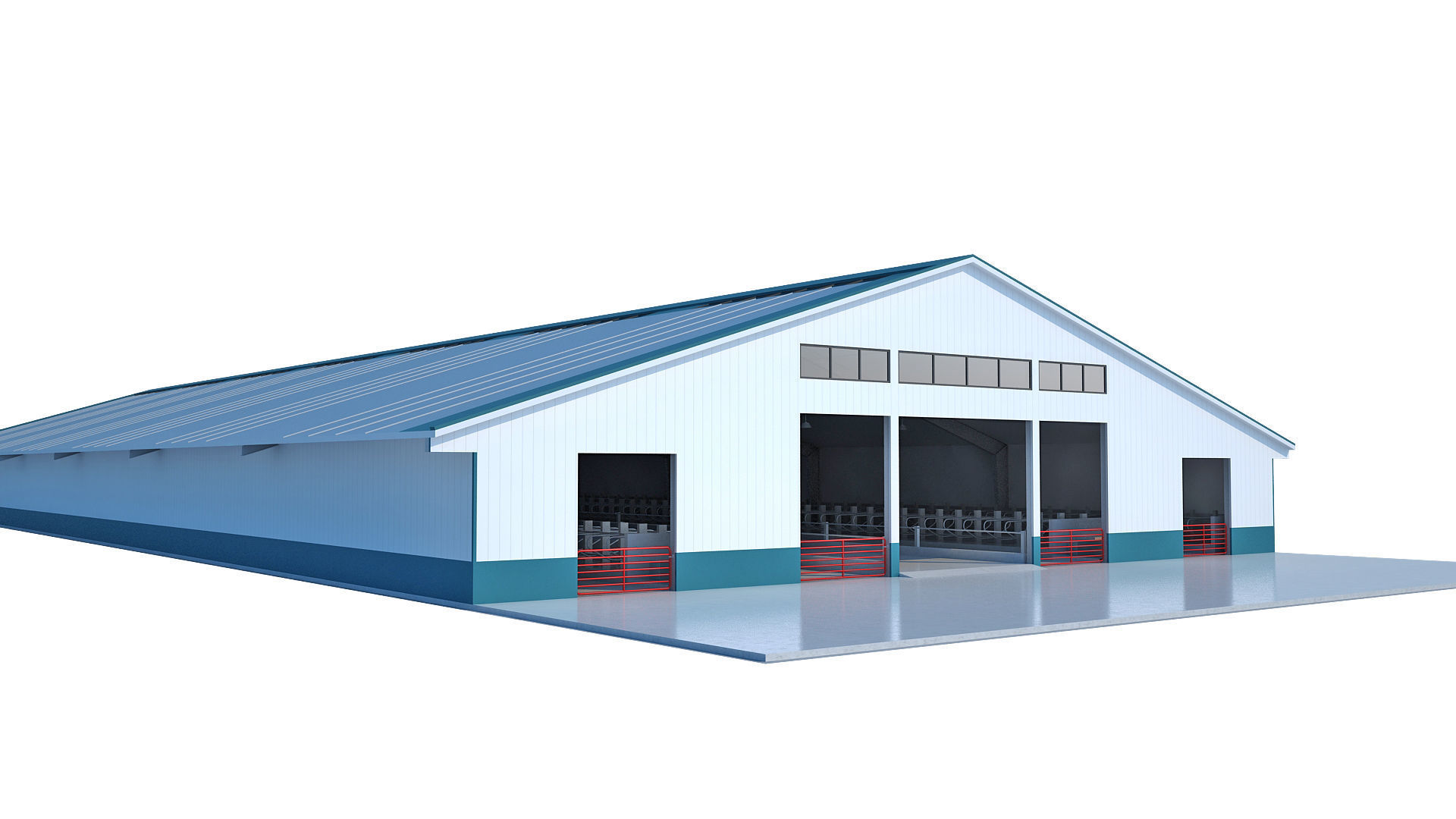 Farmer building collections 3D model_3