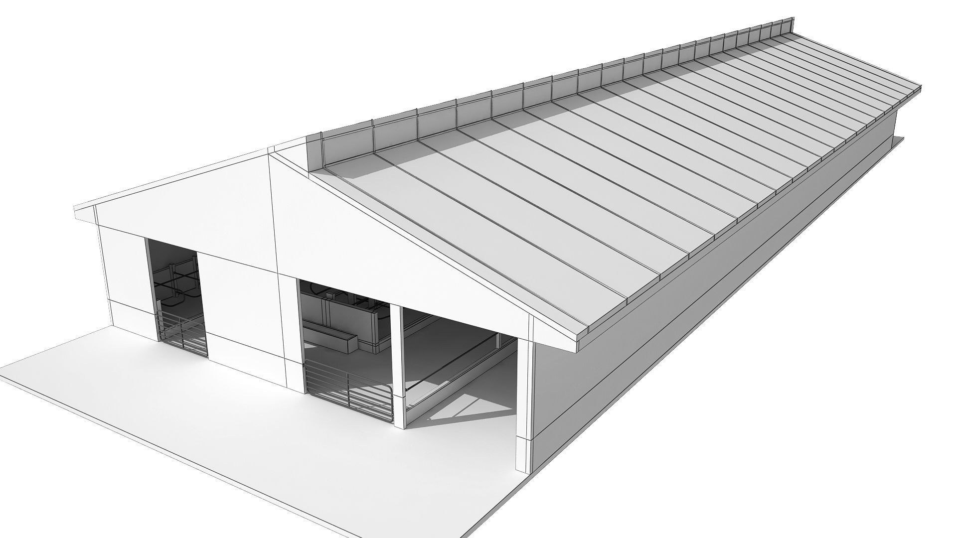 Farmer building collections 3D model_9