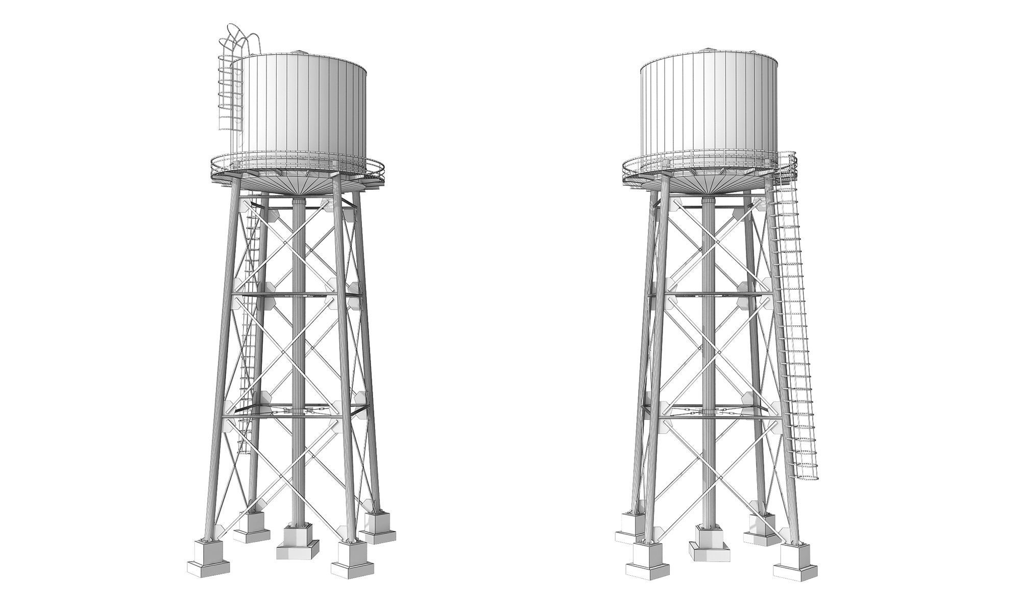 Farmer building collections 3D model_42