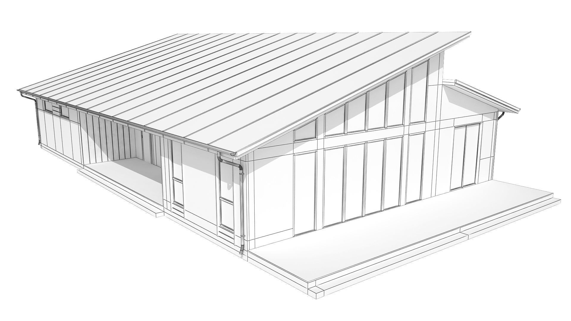 Farmer building collections 3D model_30