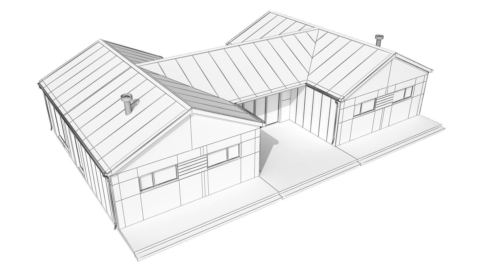 Farmer building collections 3D model_20