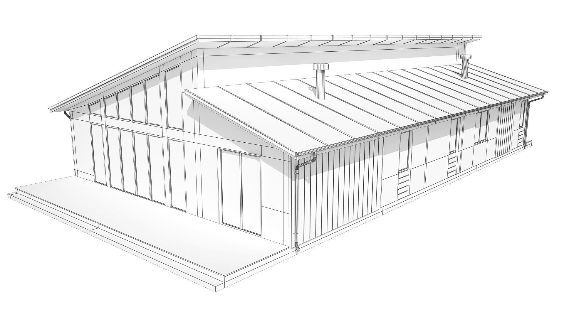 Farmer building collections 3D model_28