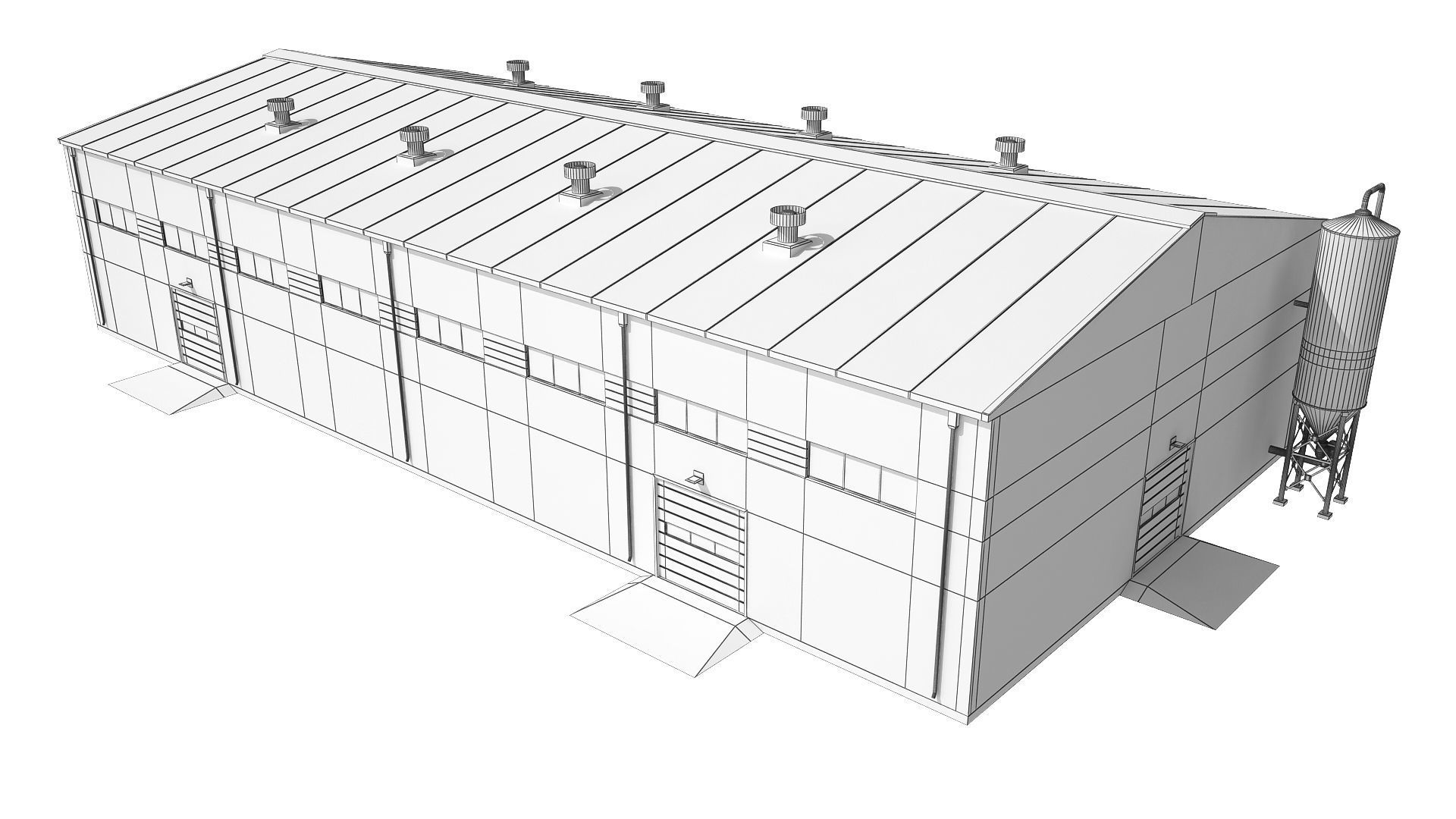 Farmer building collections 3D model_52