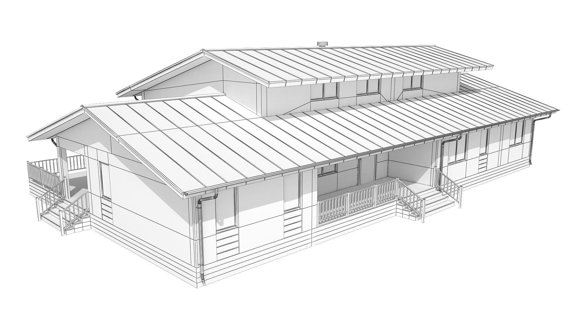 Farmer building collections 3D model_36