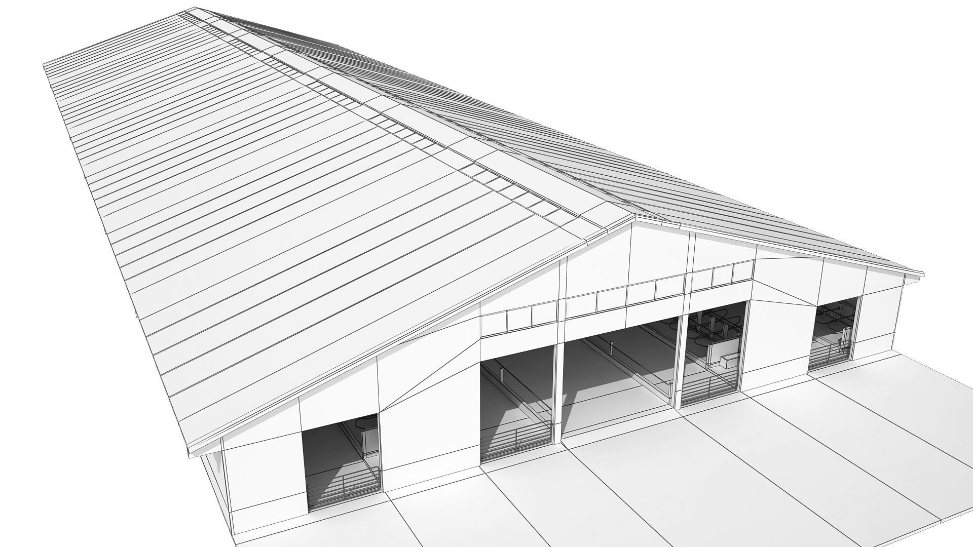 Farmer building collections 3D model_6