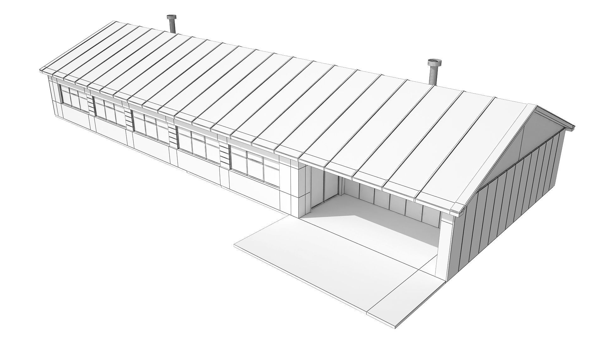 Farmer building collections 3D model_40