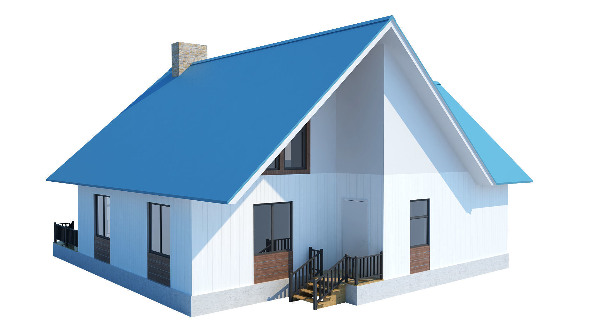 Farmer building collections 3D model_25