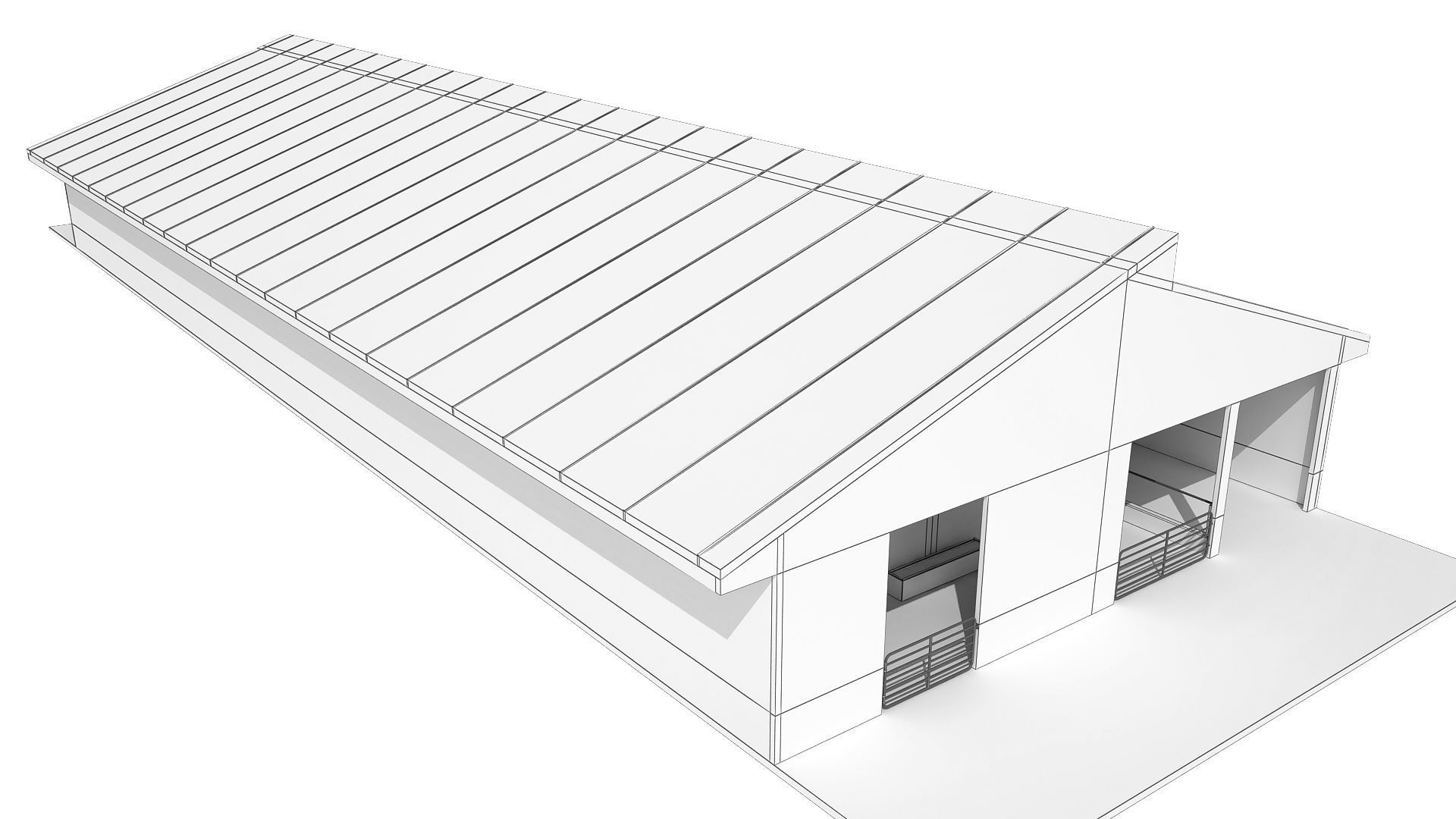 Farmer building collections 3D model_11