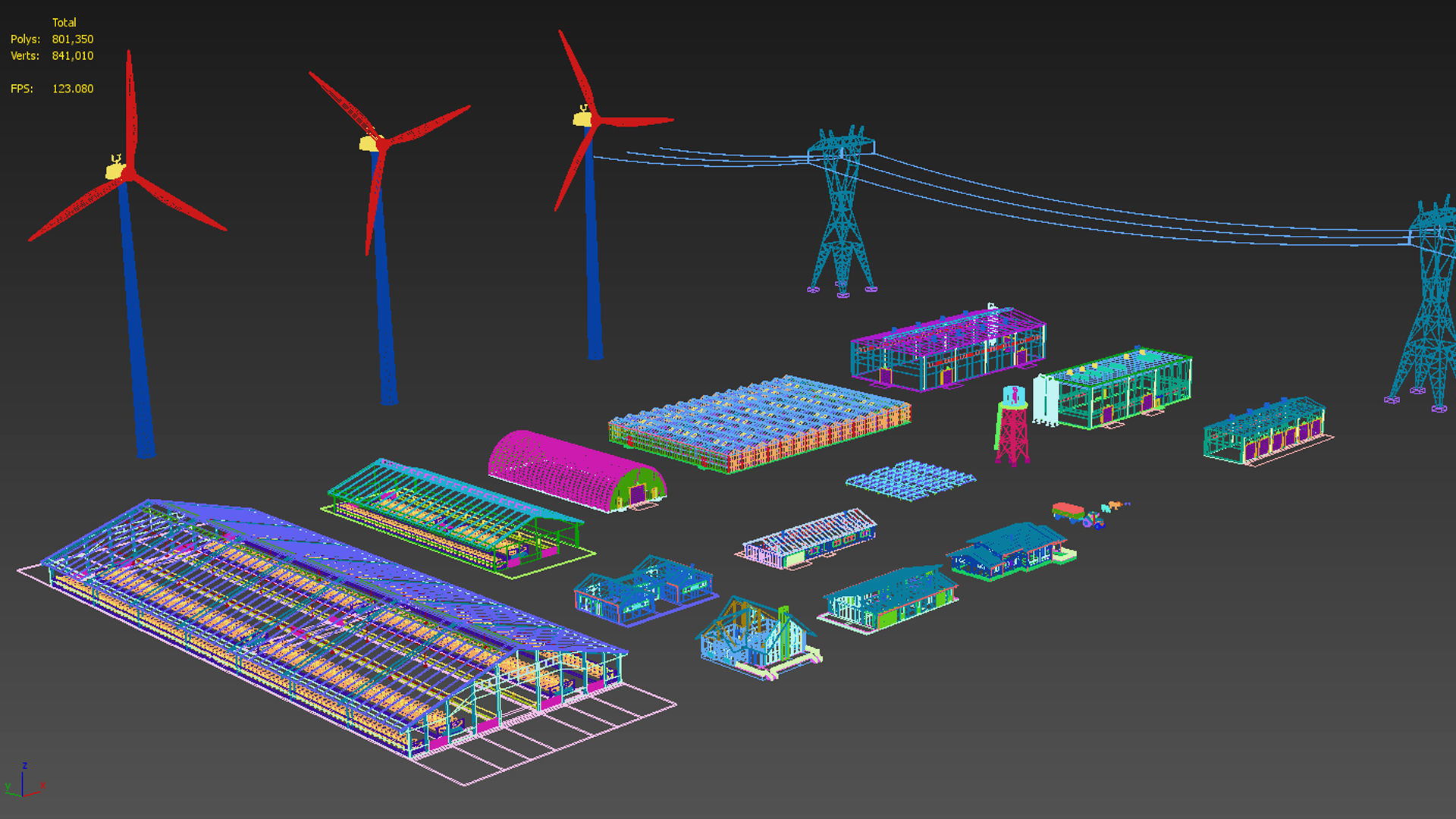 Farmer building collections 3D model_62