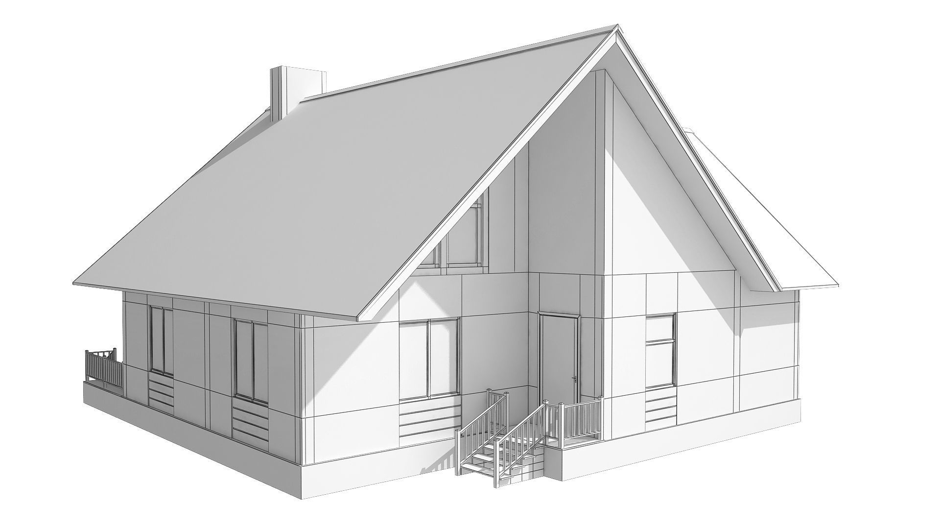 Farmer building collections 3D model_26