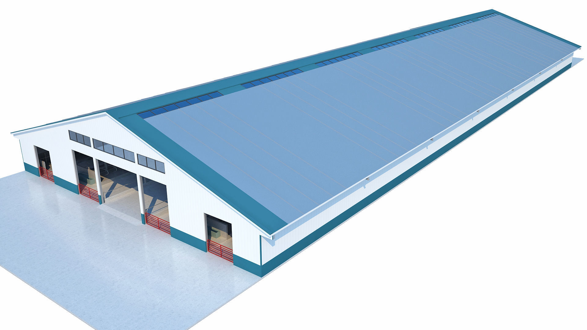 Farmer building collections 3D model_1