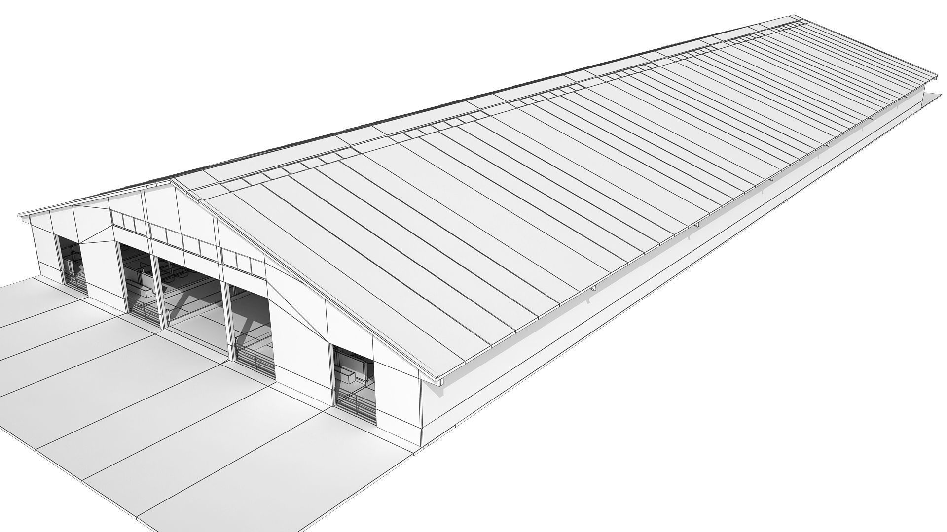 Farmer building collections 3D model_2