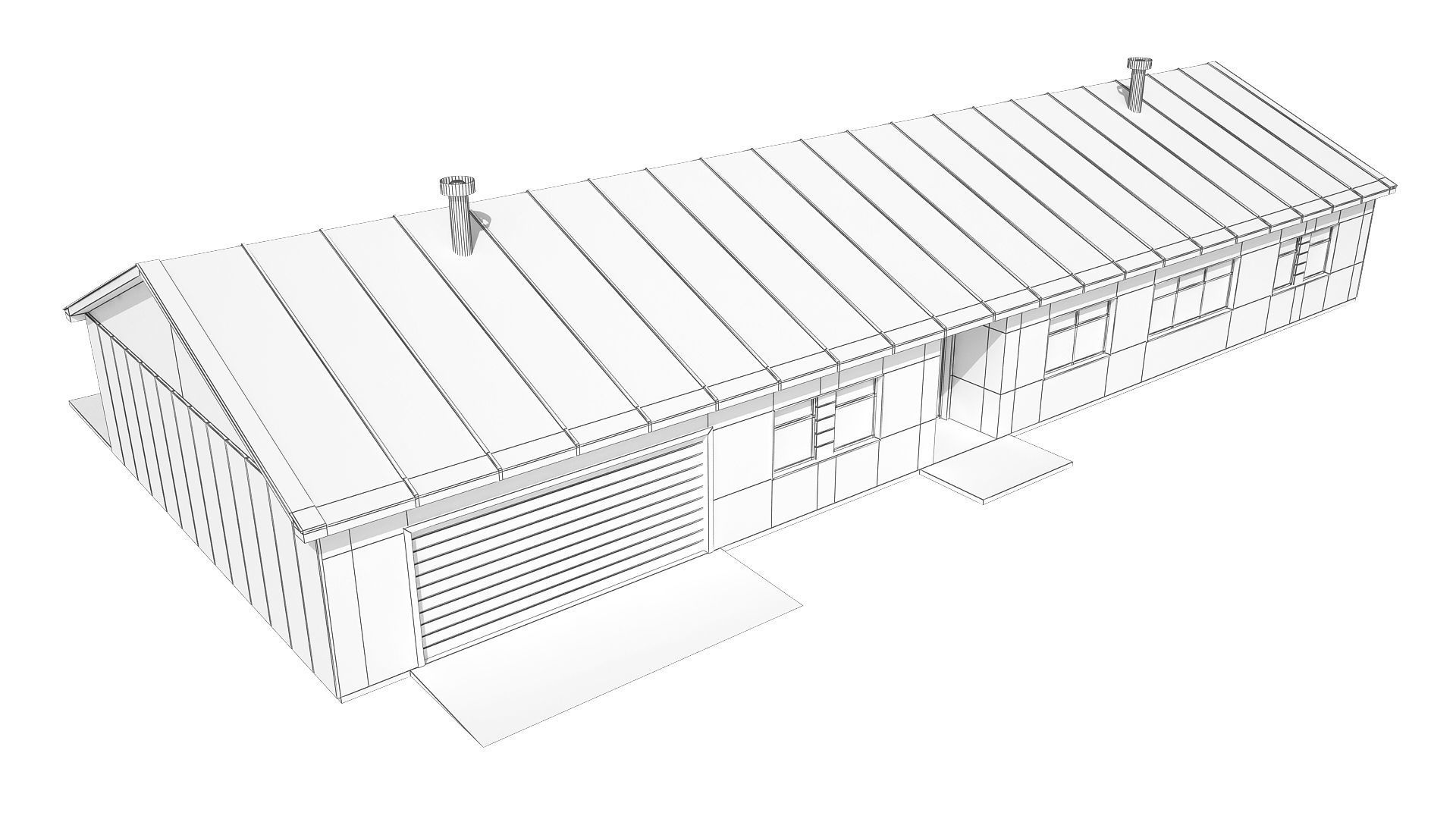 Farmer building collections 3D model_38