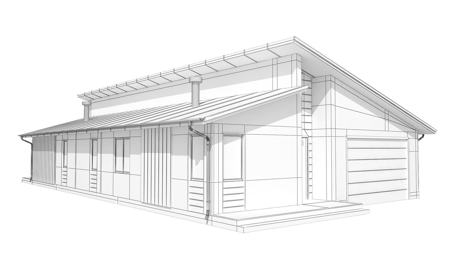 Farmer building collections 3D model_32