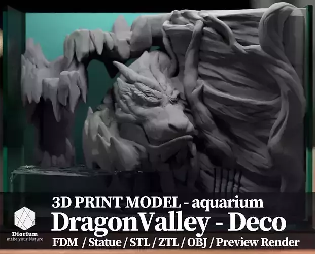 3D Aquarium Dragon Valley