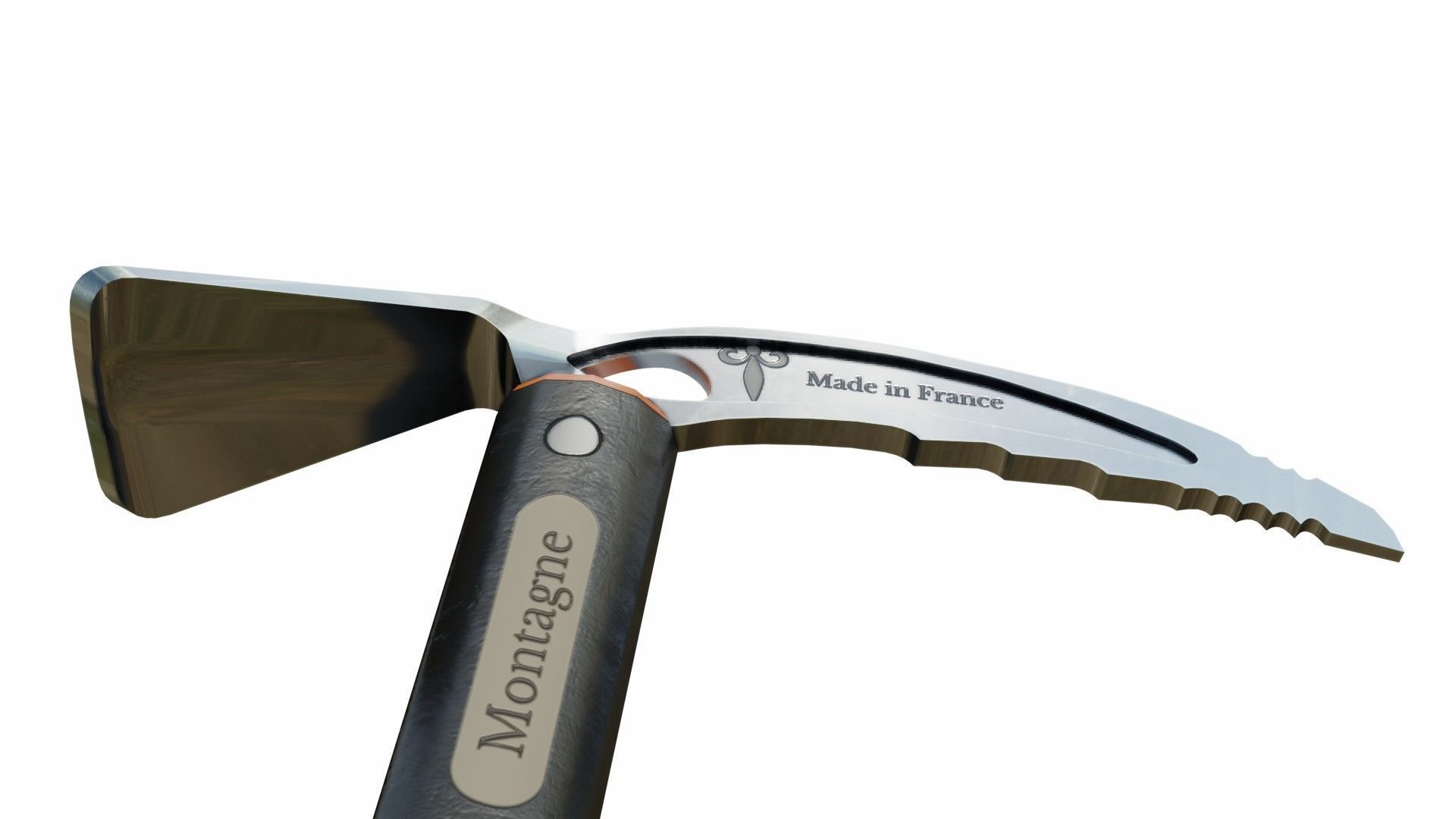 Ice-axe diamond mountaineering axe 3D model_6