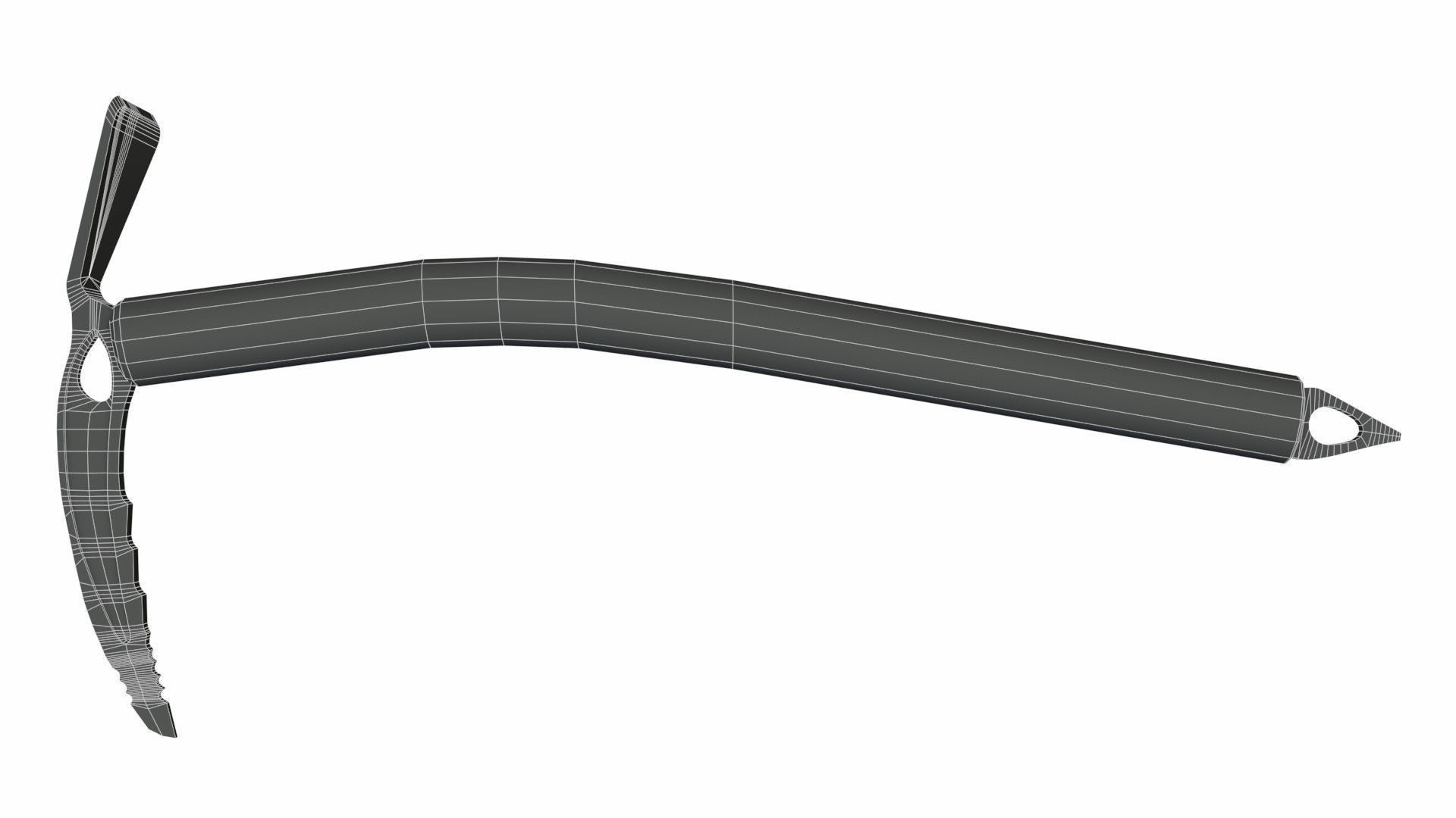 Ice-axe diamond mountaineering axe 3D model_12