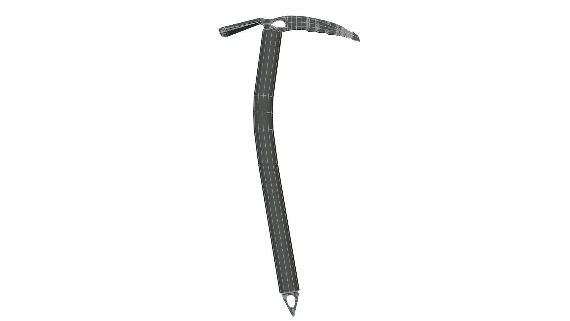 Ice-axe diamond mountaineering axe 3D model_9