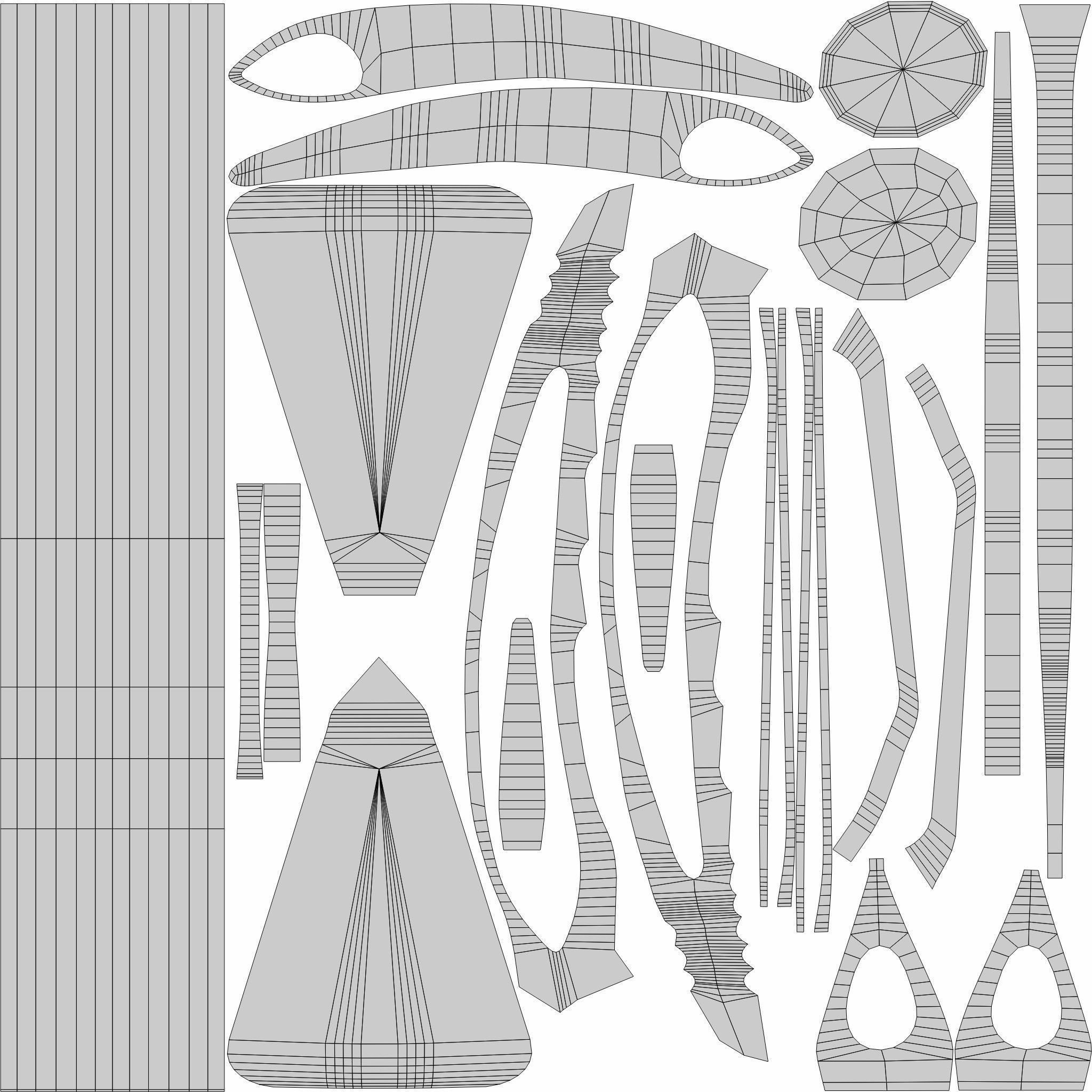 Ice-axe diamond mountaineering axe 3D model_8