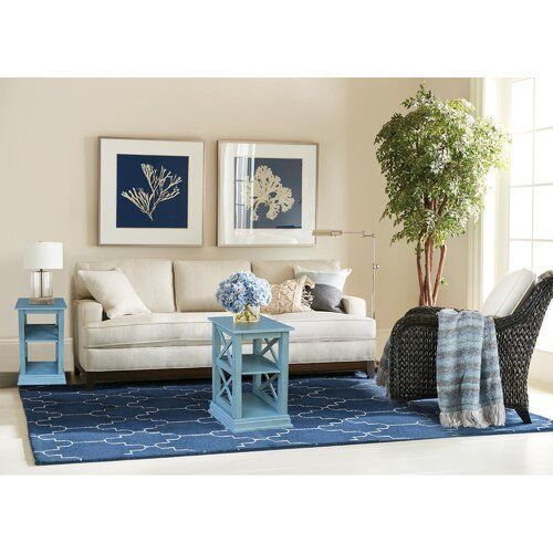 Antique Washed Heather Gray Cosgrave Floor Shelf 3D model_7