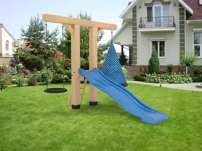Playground swing set for children
