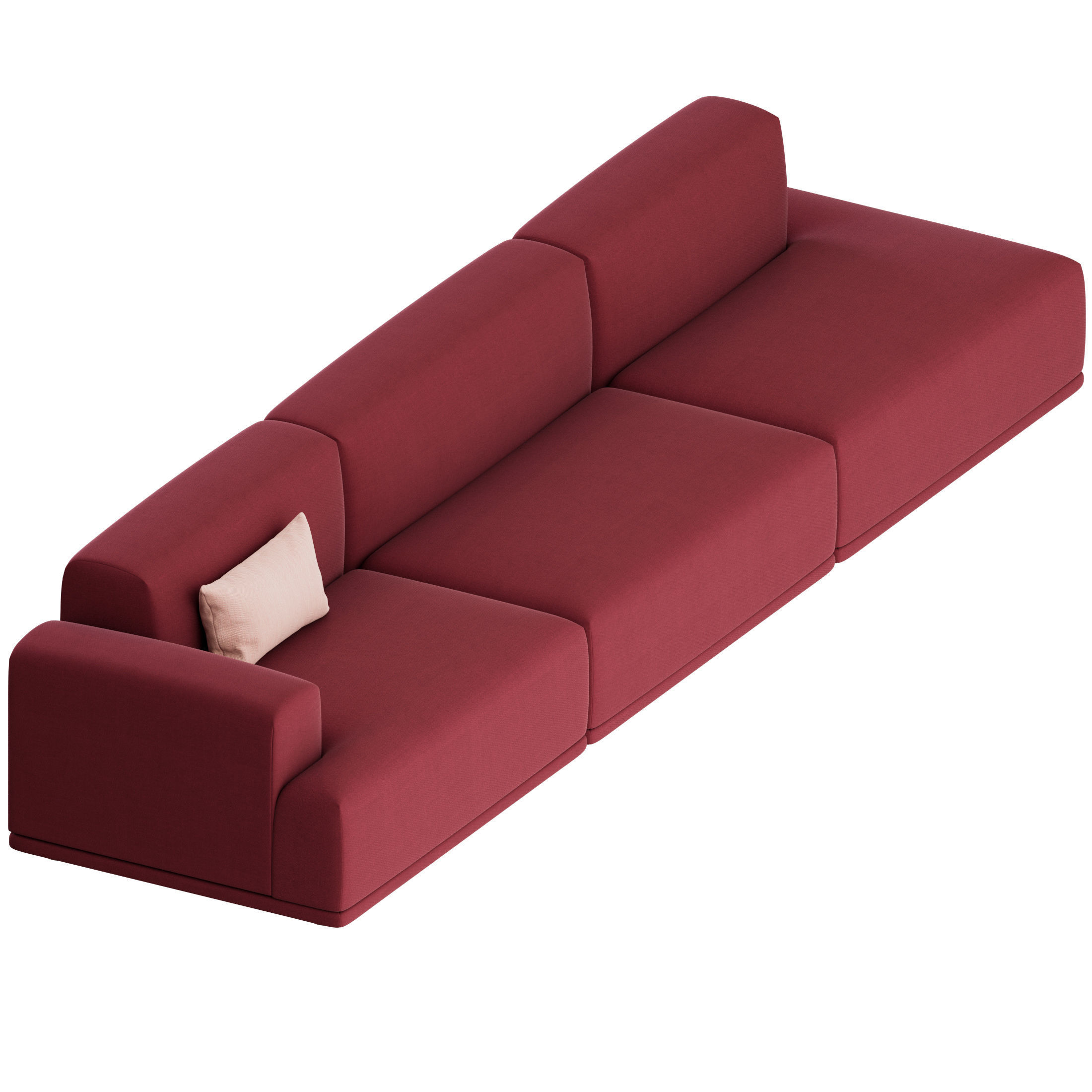 Connect Sofa 3 Seater 01 by Muuto 3D model_6